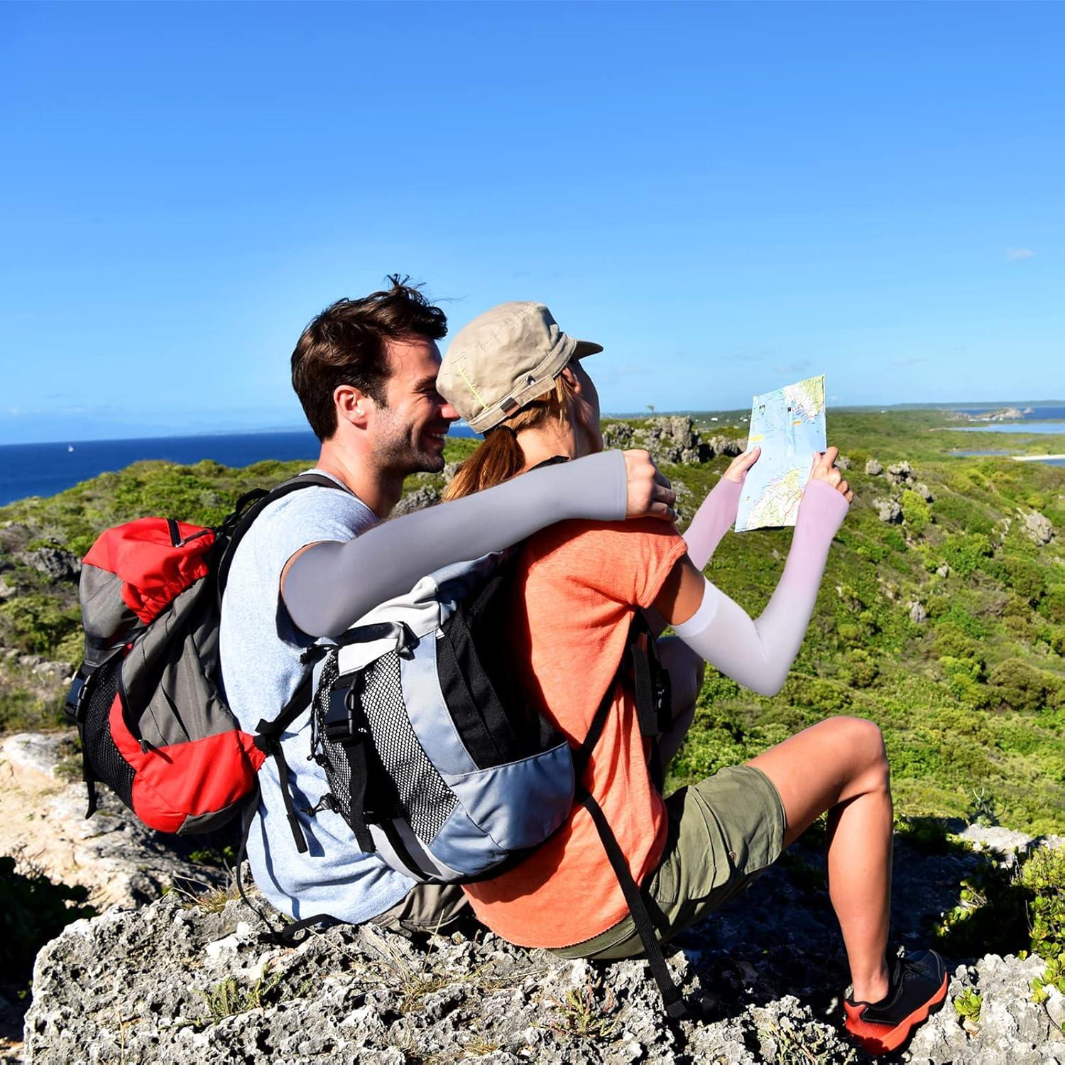 Mangas de Protección Solar UV JenPen 6 Pares para Brazos