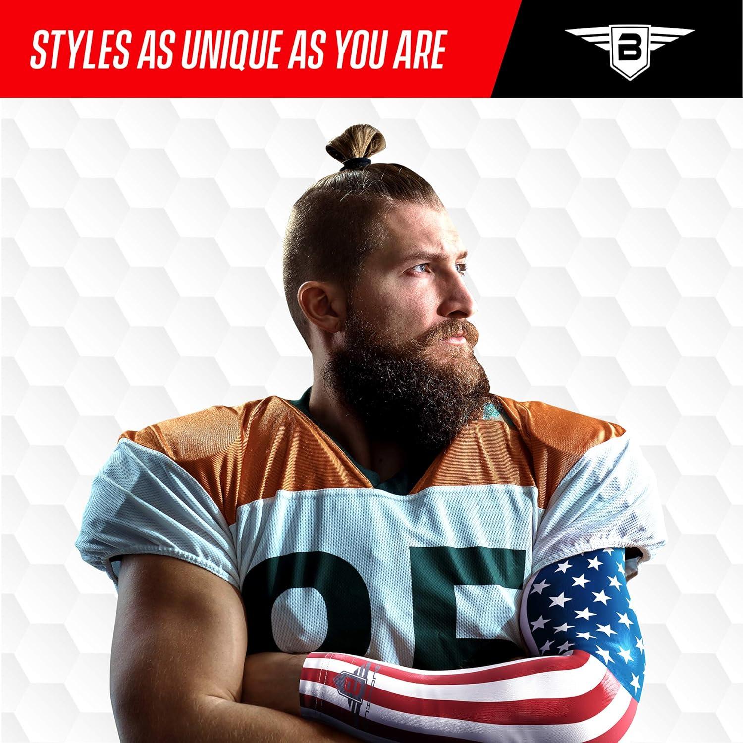 Manga de Compresión Bucwild Sports para Brazo - Juvenil Mediano