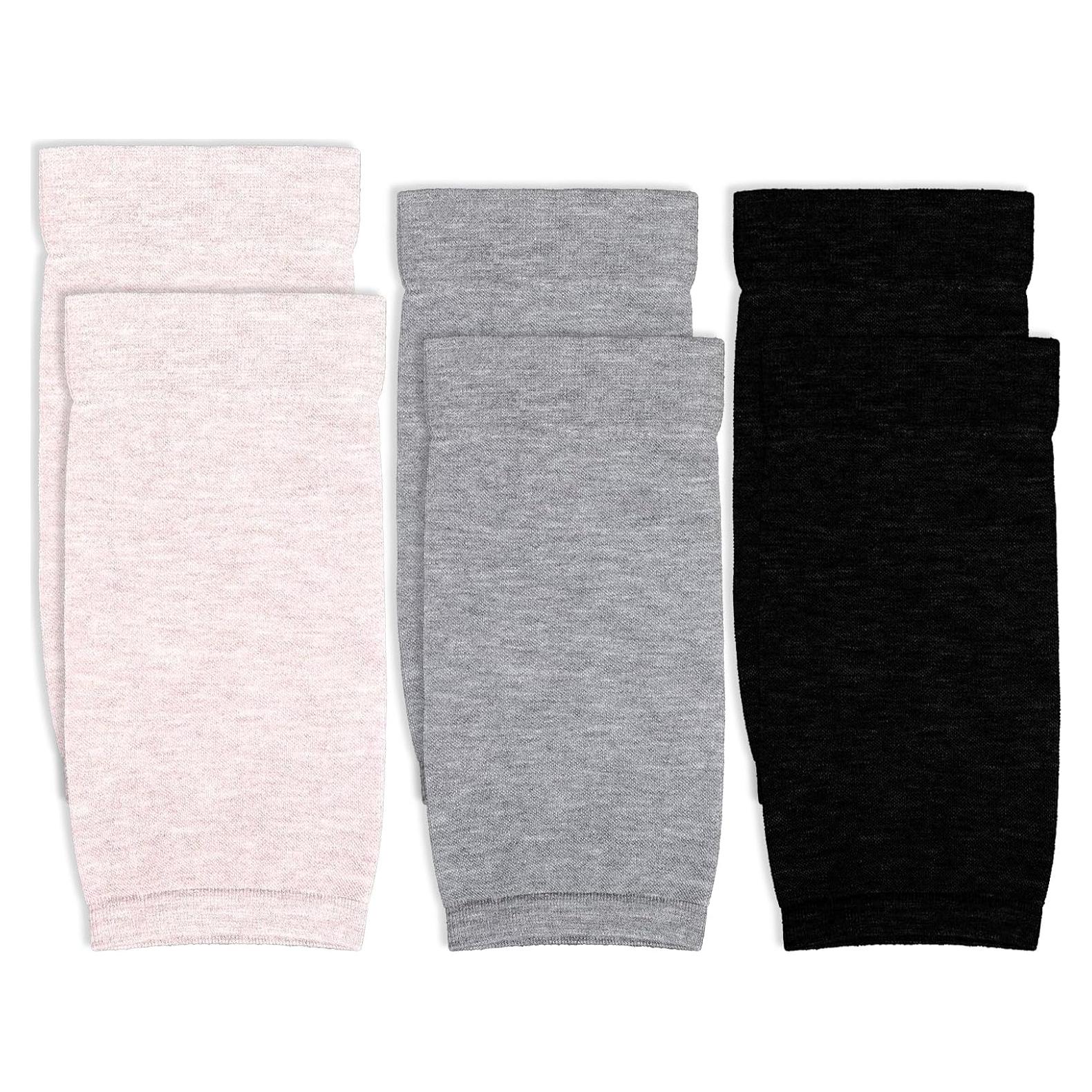 6 Mangas Cubiertas para Tatuajes Aiyorse - Unisex, Piel, Negro, Gris