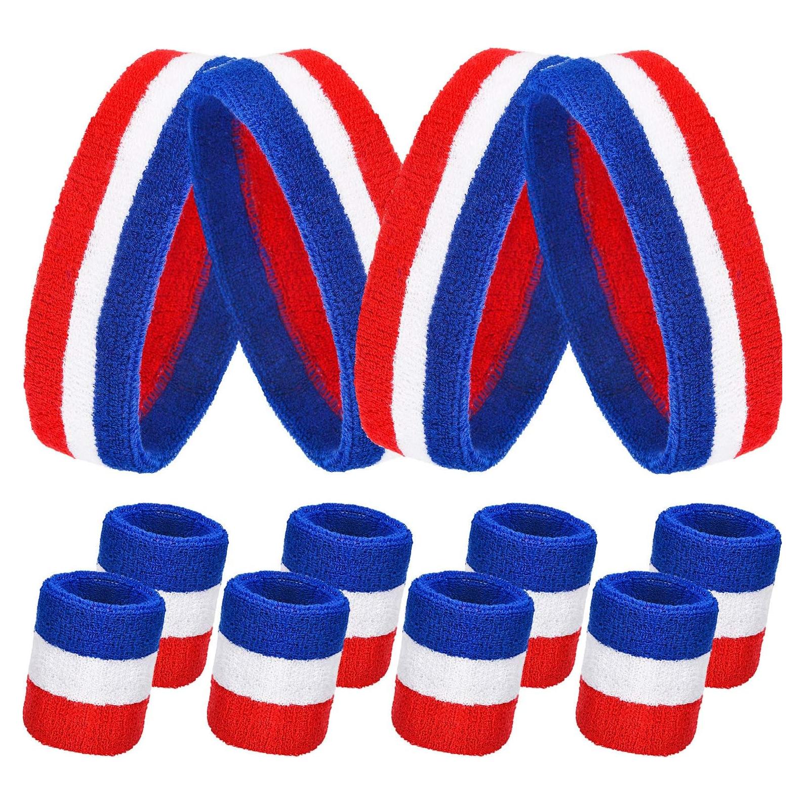 Conjunto de Bandas de Sudor Bememo 12 Pcs para Deportes