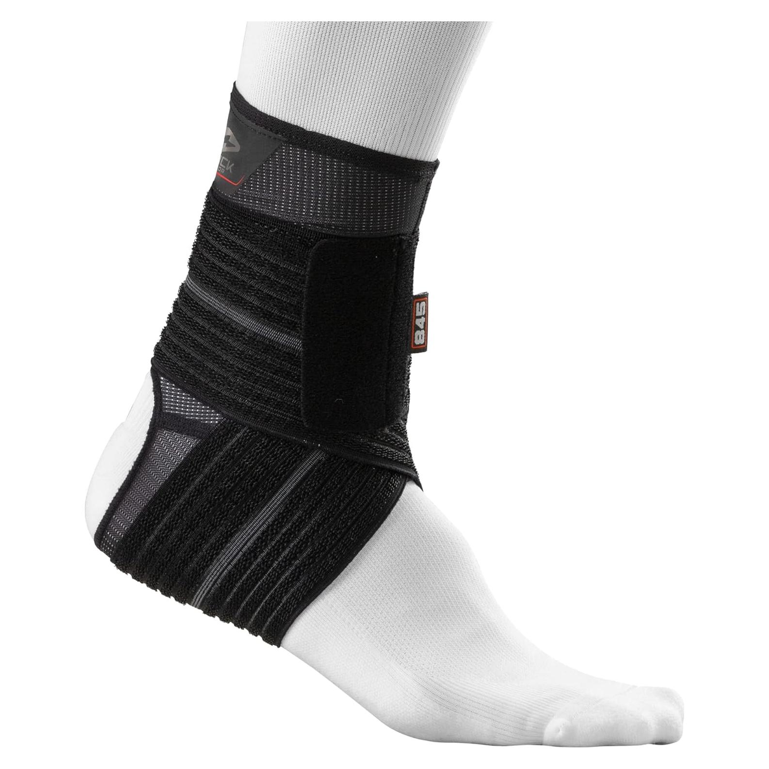 Manga de Tobillo Shock Doctor 845 con Compresión Negra