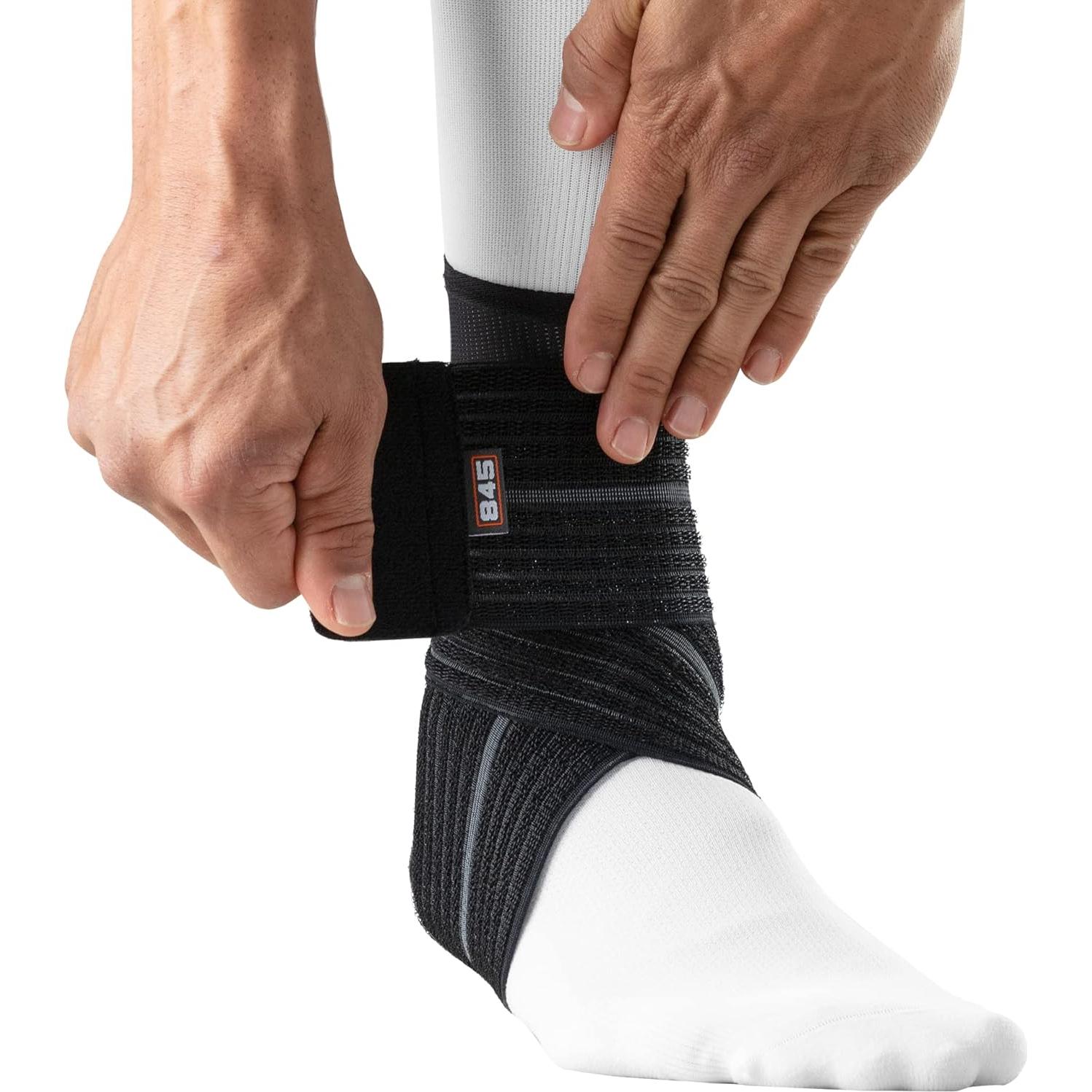 Manga de Tobillo Shock Doctor 845 con Compresión Negra