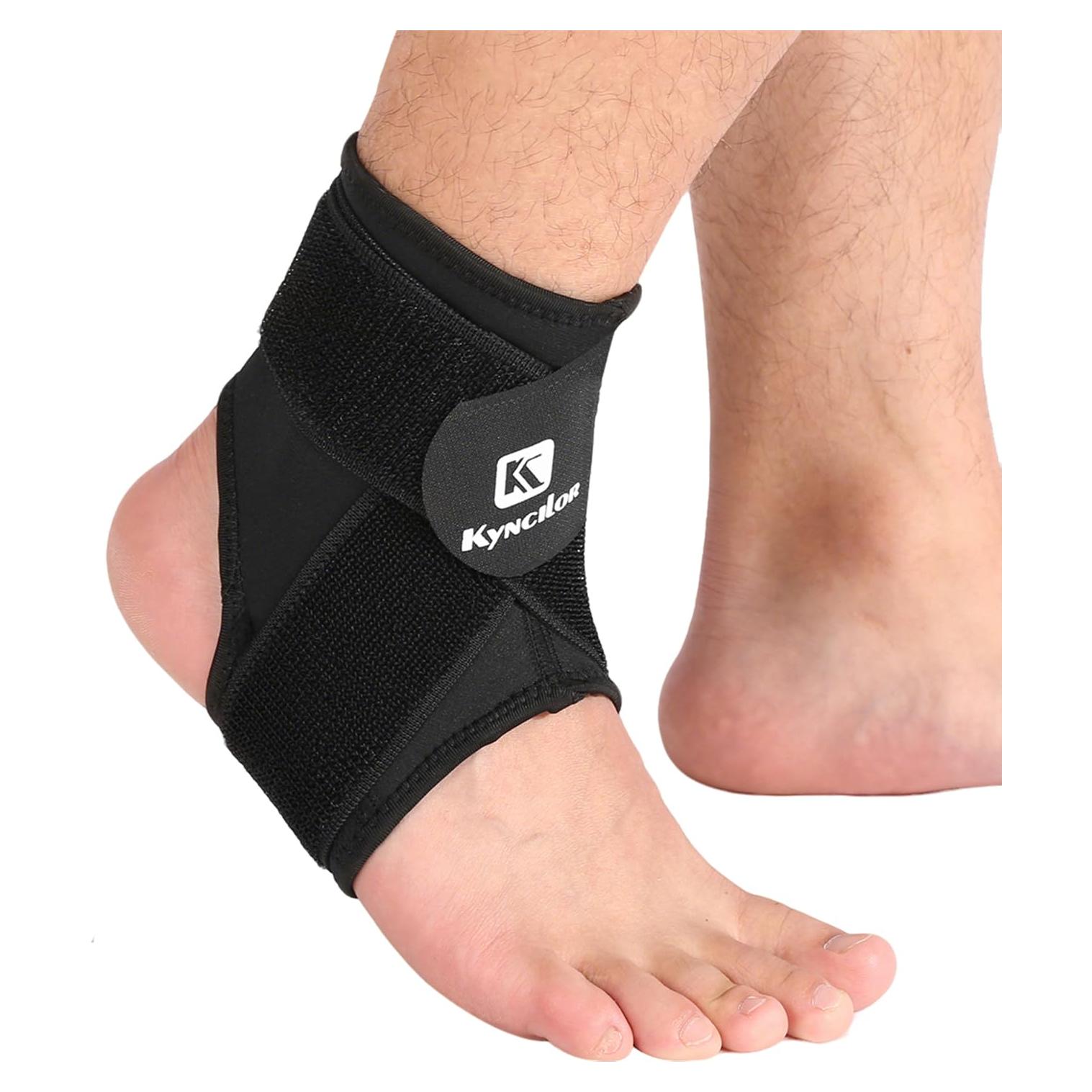 Férula de Tobillo SUJAYU Compresión Ajustable Negro Grande