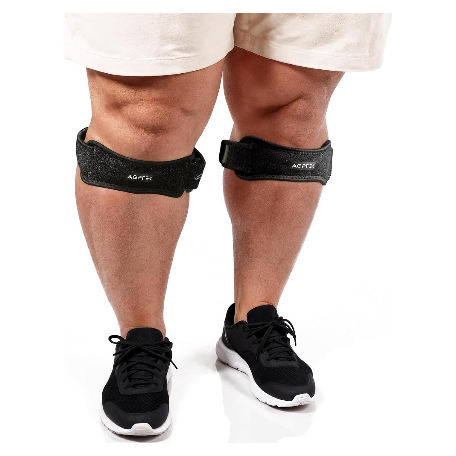 Faja de Rodilla Ajustable AGPTEK Talla Grande 53-70cm
