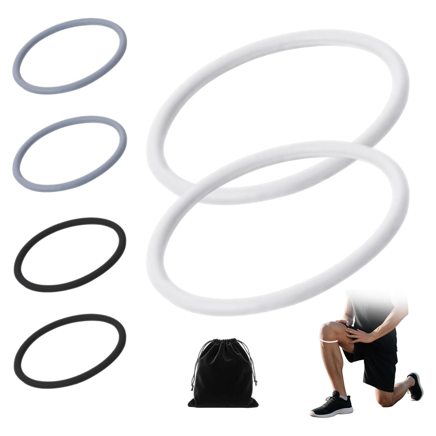 Correa de Soporte Patelar Clebay - Alivio Dolor Rodilla - 2 Unidades Blanco