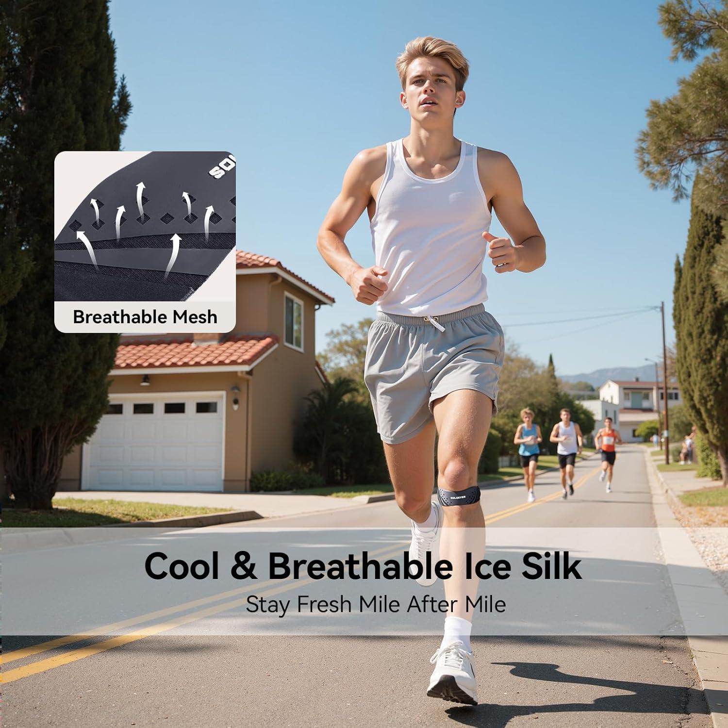 Correa de Soporte para Tendón Patelar Soloever - Alivio Dolor Rodilla