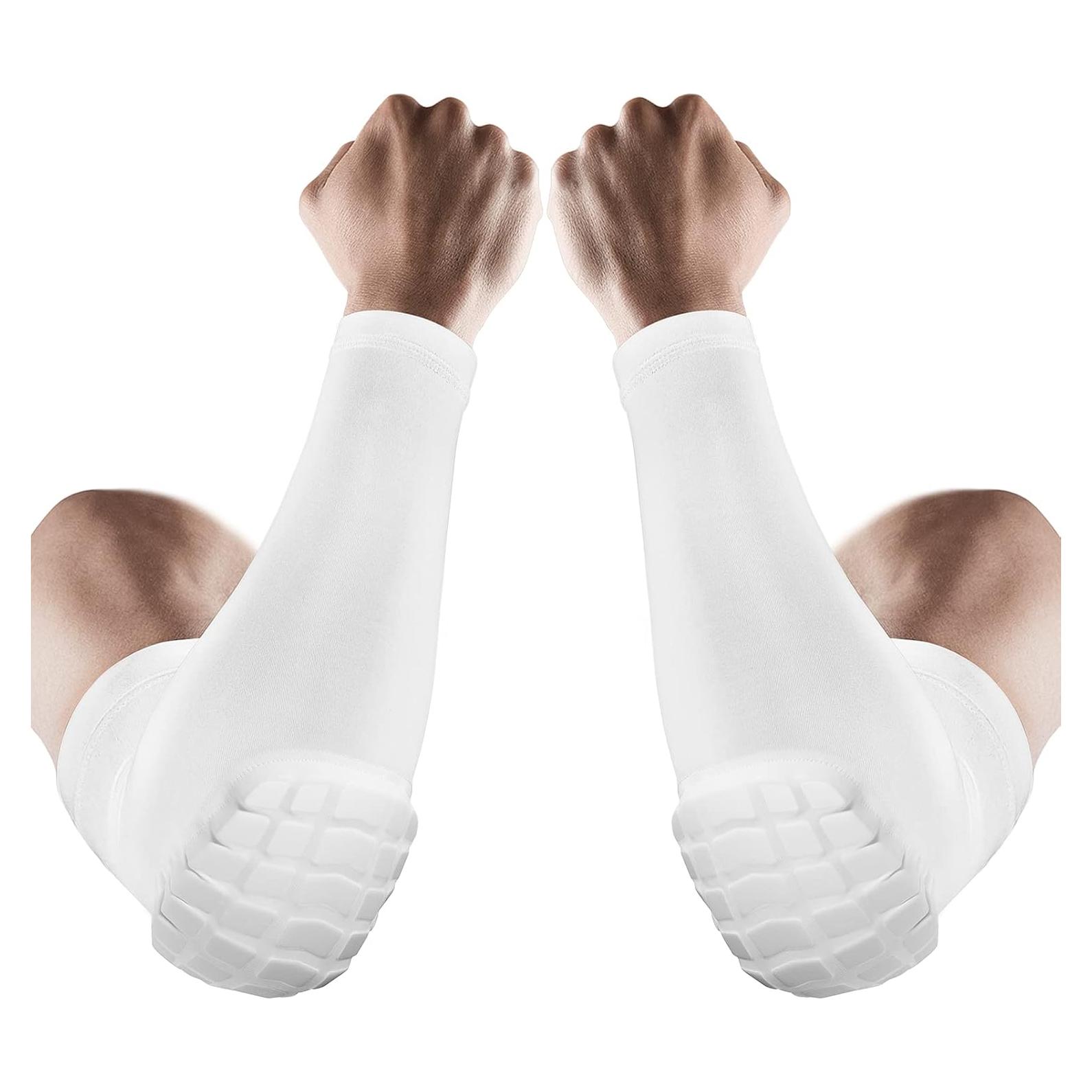 AceList Almohadillas de Codo Compresión 2PCS Negro Extra Pequeño