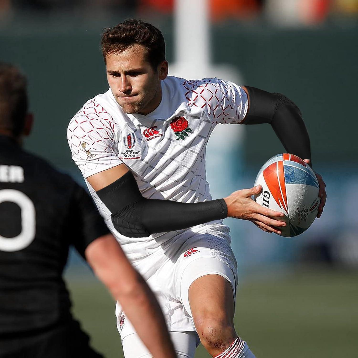 AceList Almohadillas de Codo Compresión 2PCS Negro Extra Pequeño