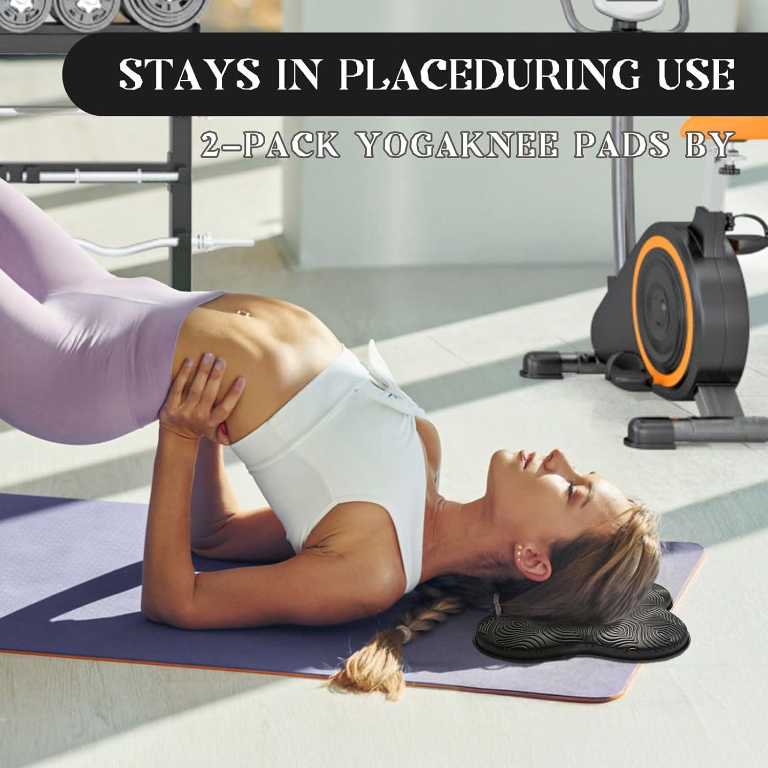 Cojines de Yoga MBKHFLL - 2 Paquetes Espuma Antideslizante