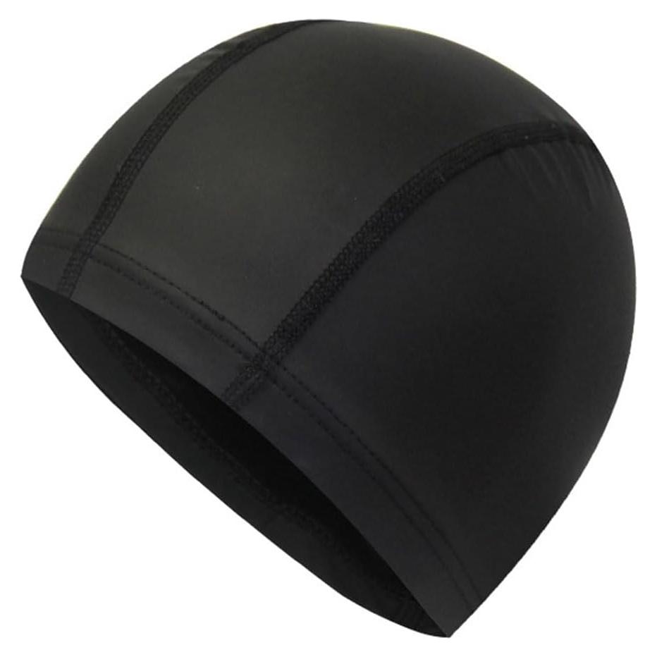 Gorro de Natación Impermeable Flyusa PU Unisex Negro