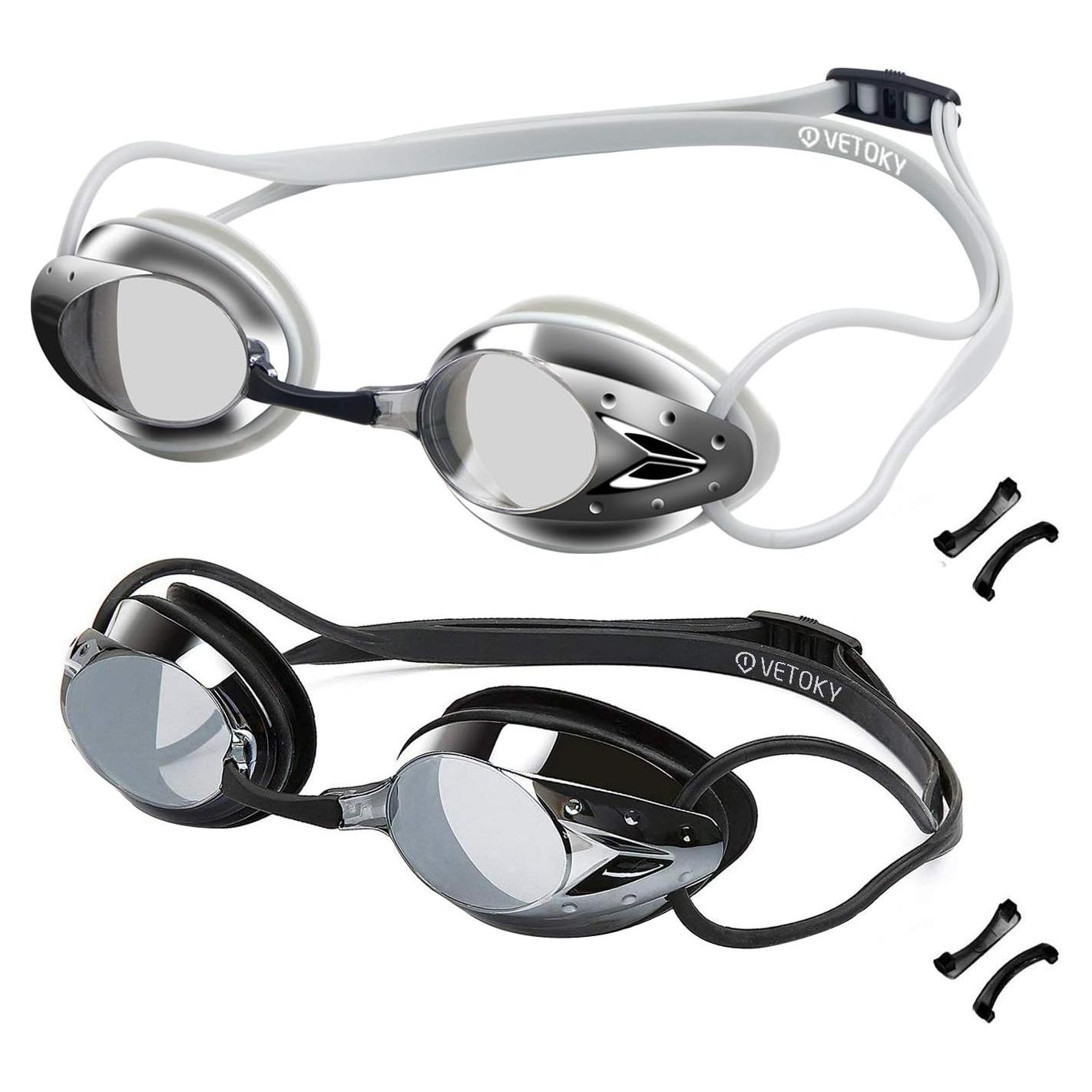 Gafas de natación VETOKY antiempañantes UV espejadas