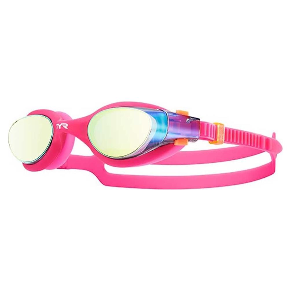 Gafas de Natación TYR Junior Vesi - Talla Única - Oro/Rosa