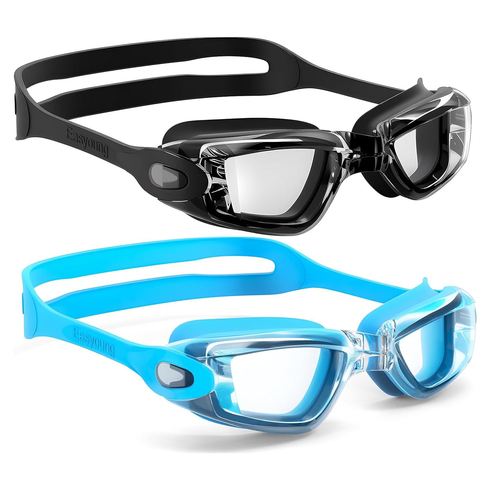 Gafas de Natación EasYoung para Niños - Paquete de 2, Anti-empañantes