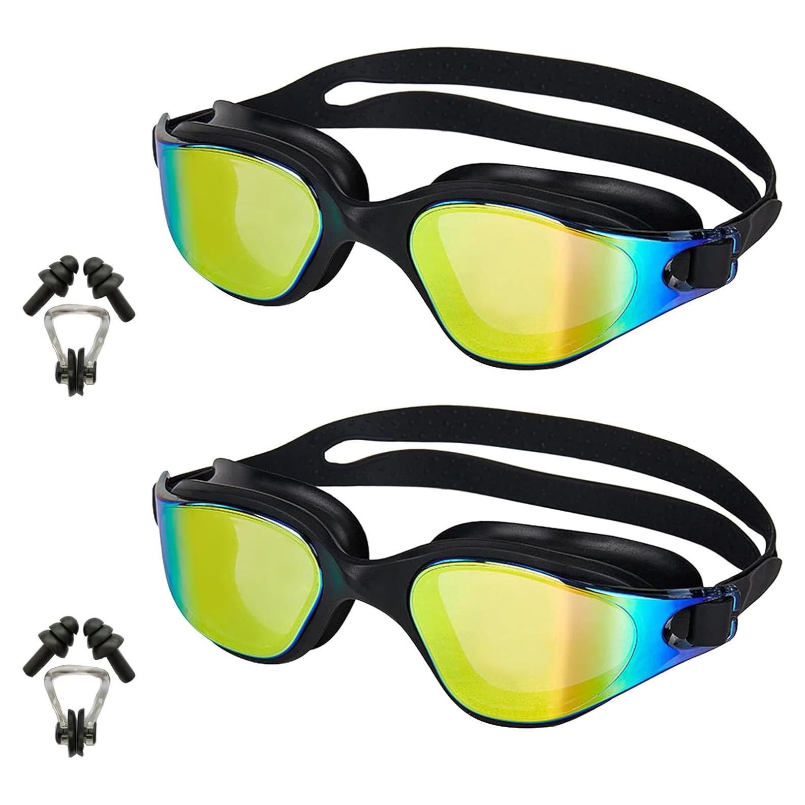 Gafas de Natación Polarizadas JIUDUOYUAN HD Anti-Vaho UV