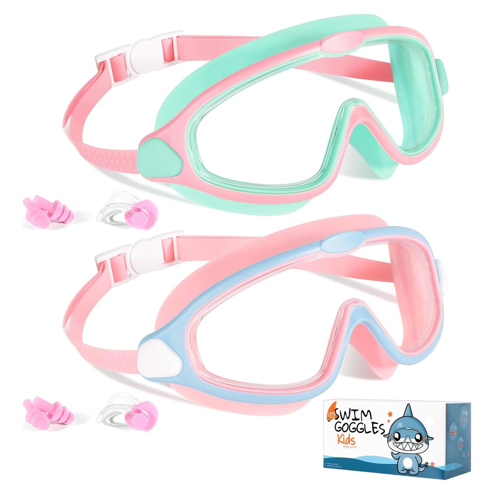 Gafas de natación Supertrip para niños 6-14 años UV Anti-vaho