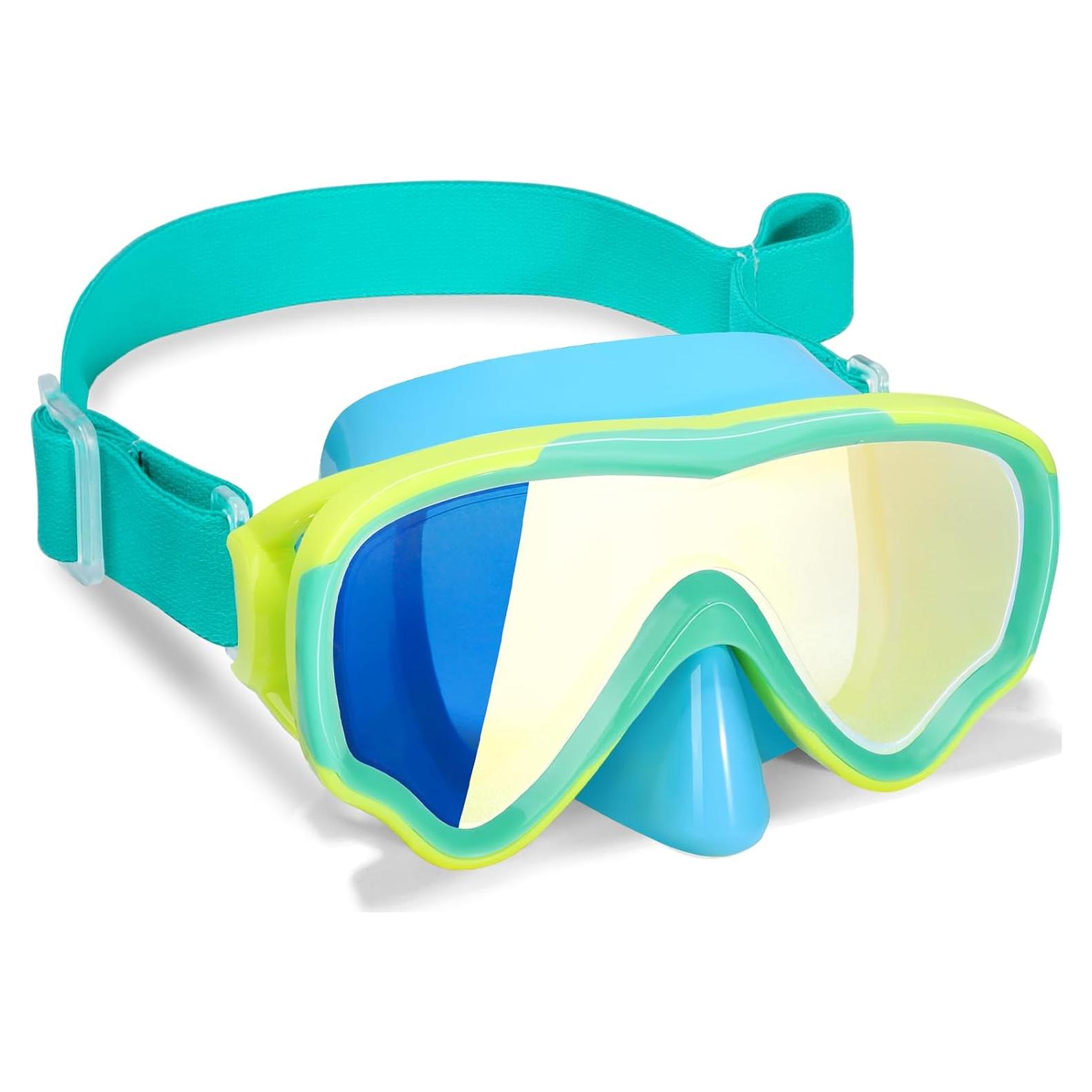 Gafas de natación ITOWE para niños 3-15 años con correa tela