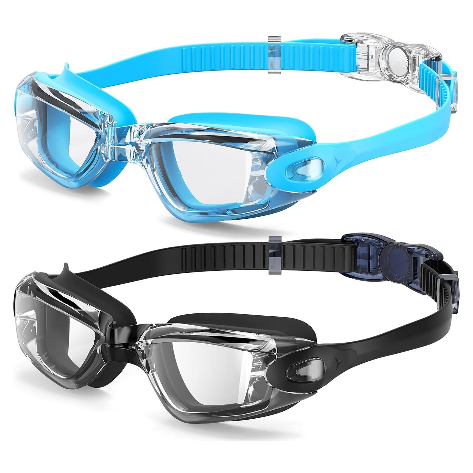 Gafas de natación Braylin para niños, 2 unidades, anti-vaho