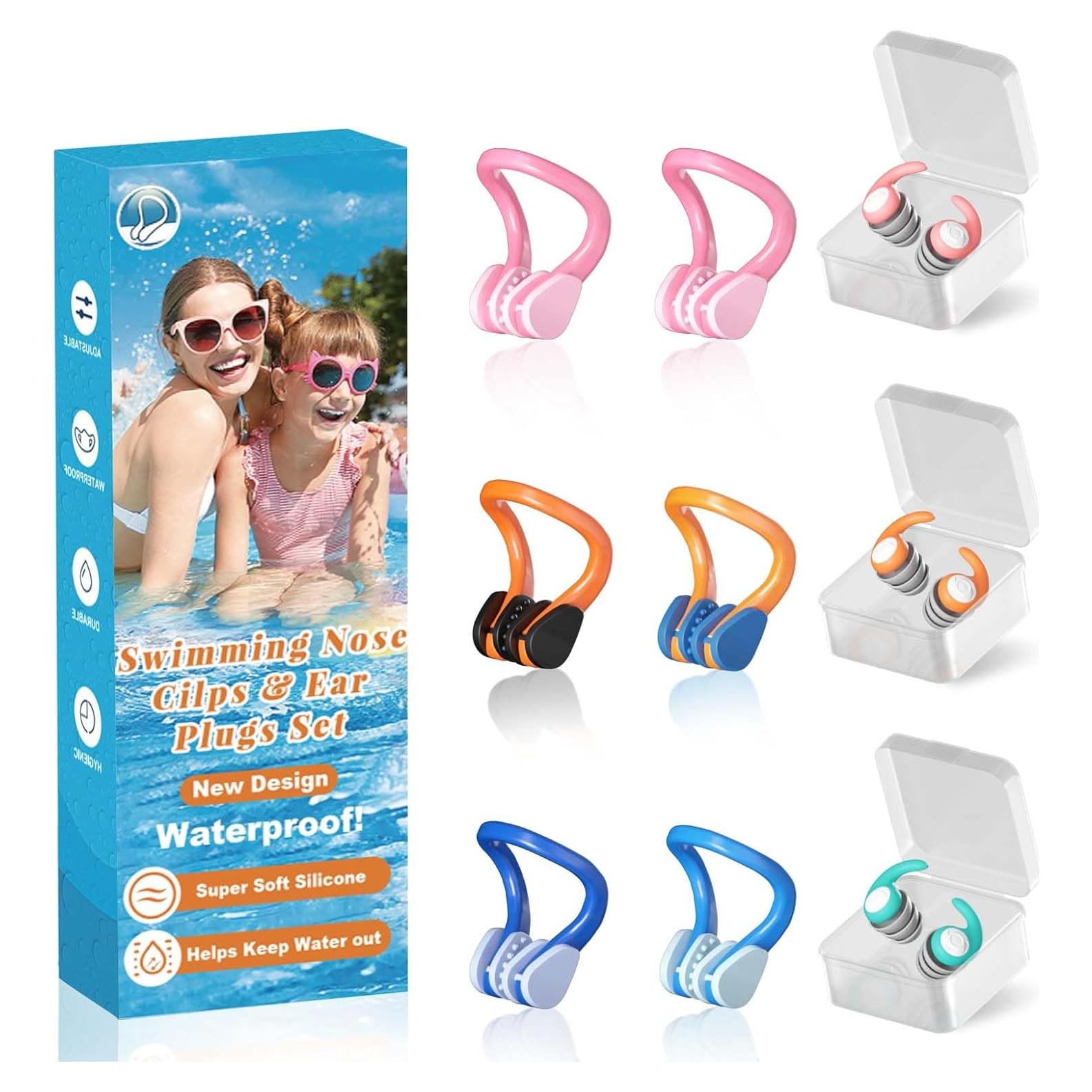 Clip de Nariz y Tapones para Oídos YUHENGLE - Niños 4-12 Años