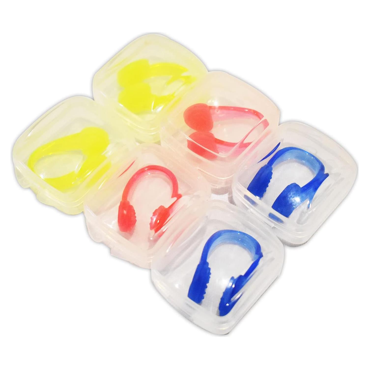 Clip de Nariz para Natación Linwnil 6 Pcs Multicolor