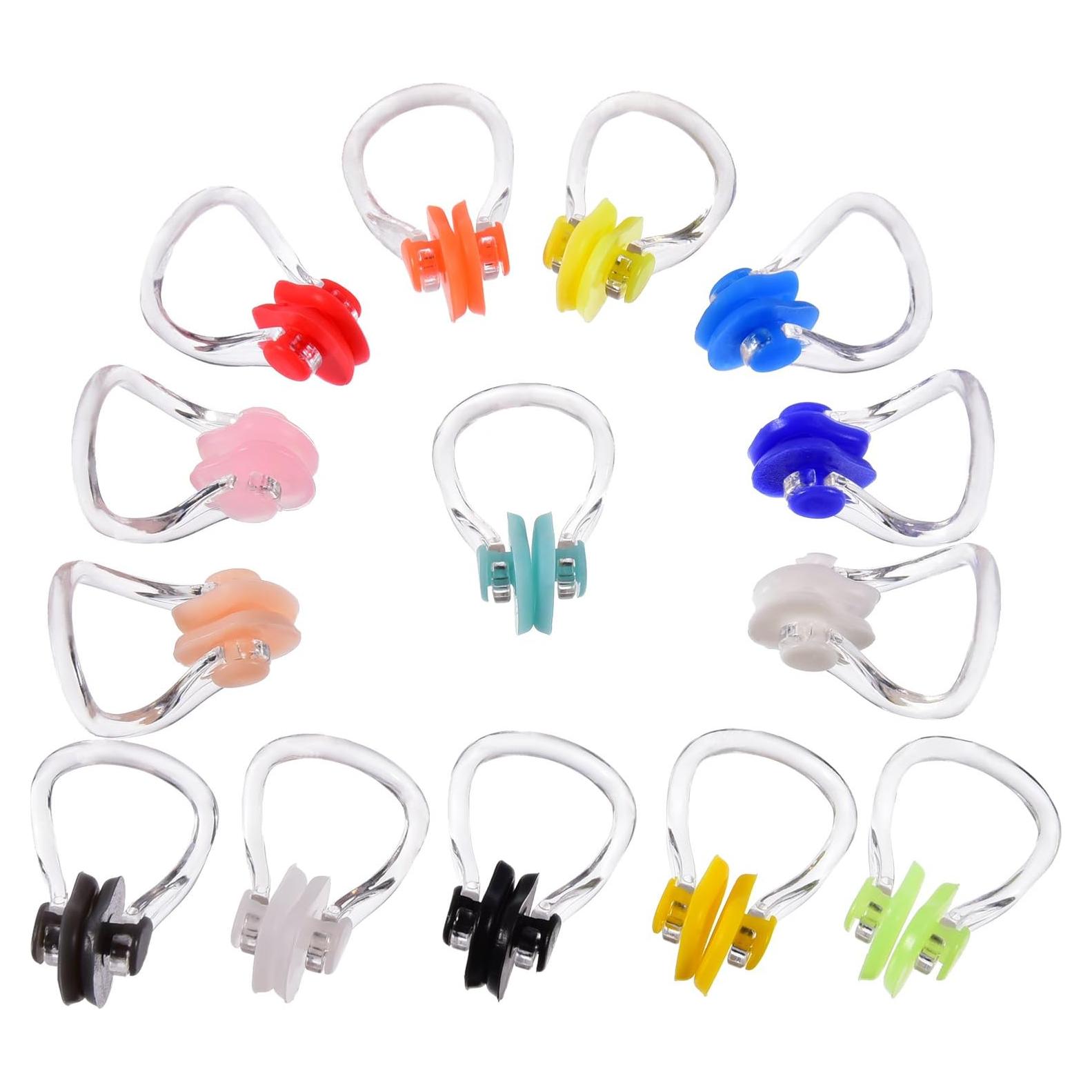 SATINIOR 14 Piezas Tapones Nasales de Silicona para Nadar