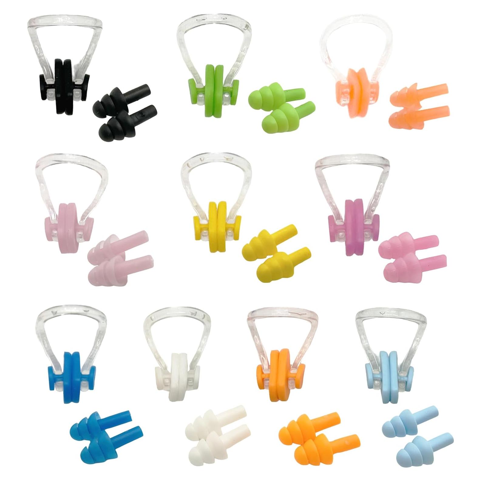 Clip de Nariz para Nadar Hurdilen - 10 Paquetes Multicolor