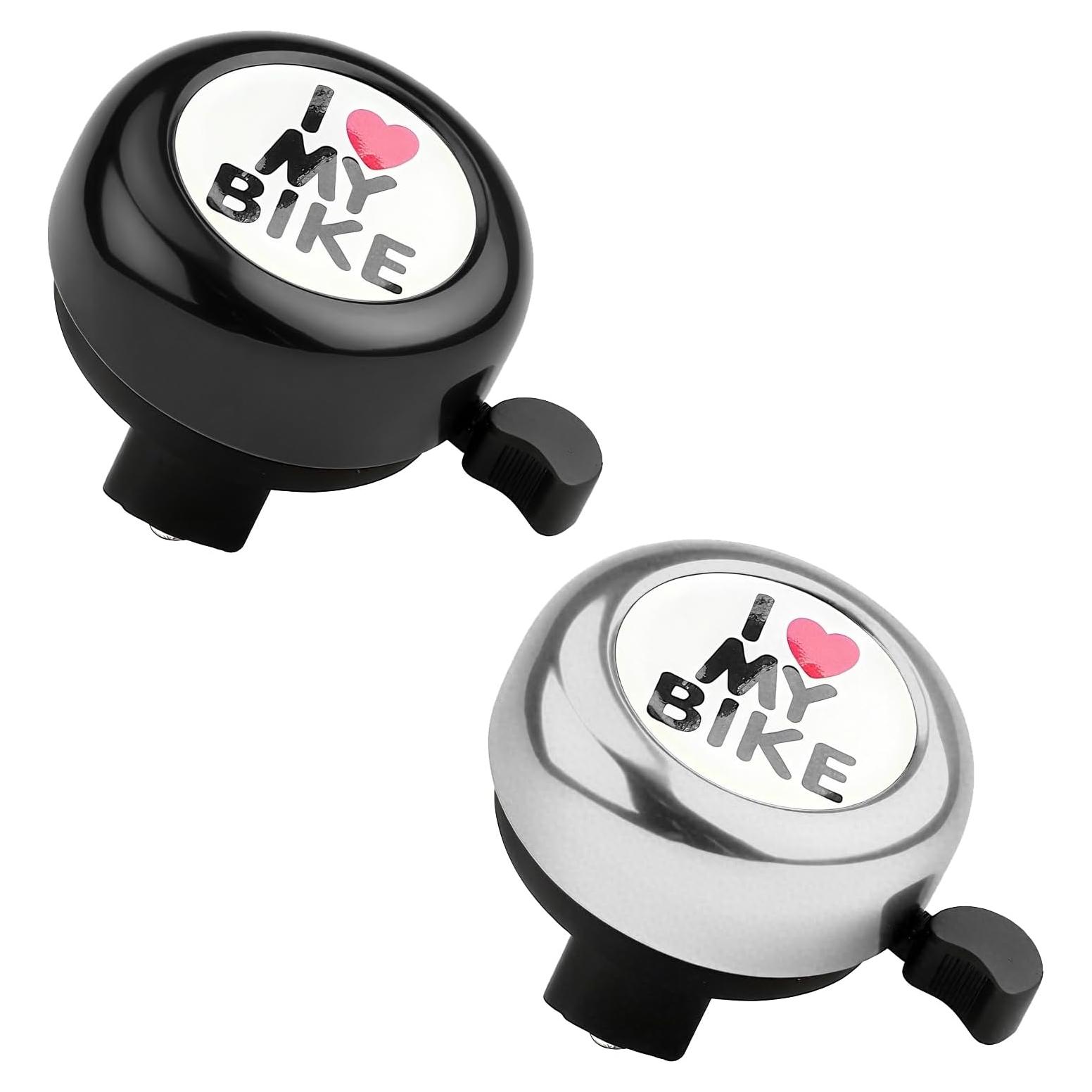 Timbre de Bicicleta TRENDBOX AM-01347 Sonido Fuerte Negro Plata