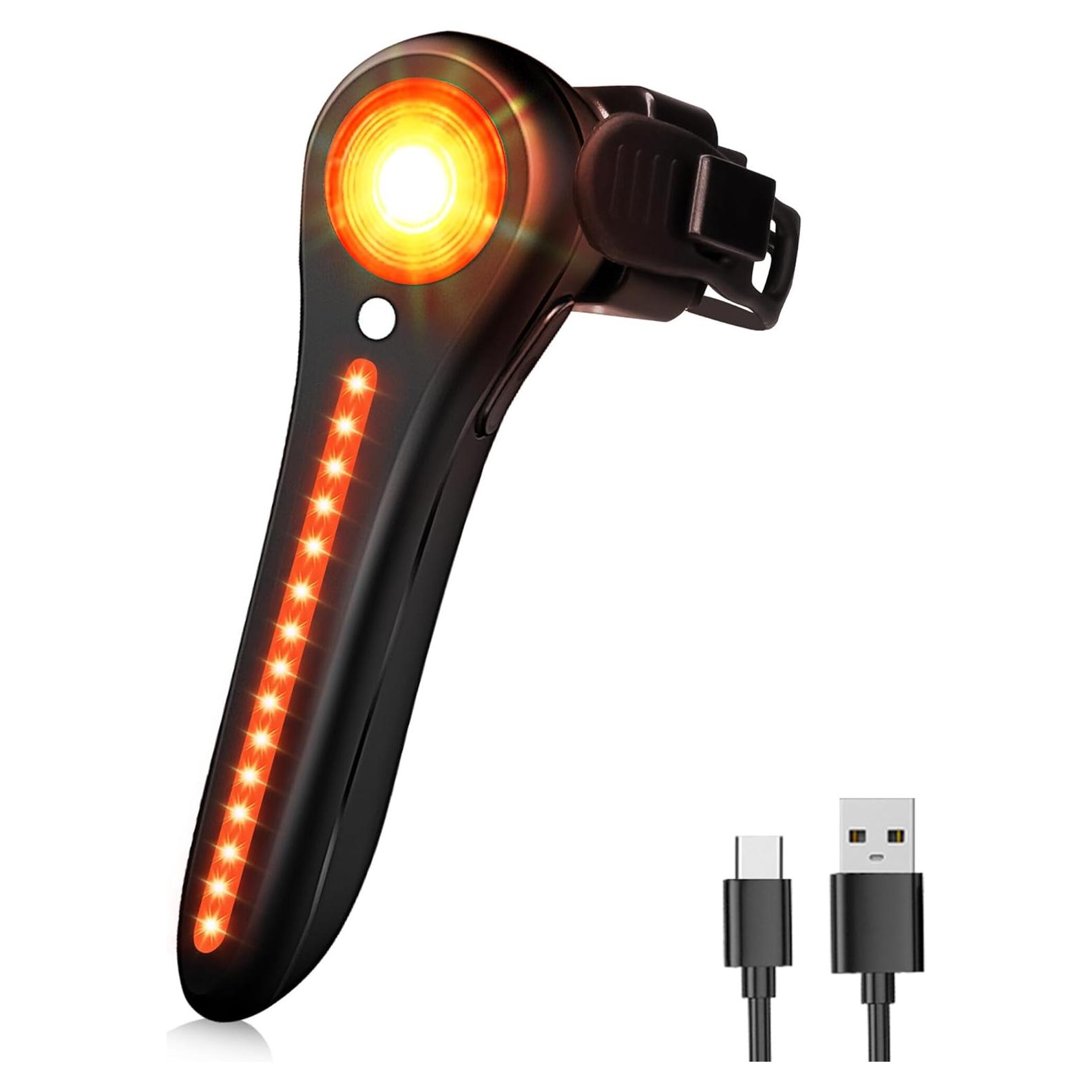 Luz Trasera de Bicicleta DARKBEAM T24 Recargable USB-C IP64