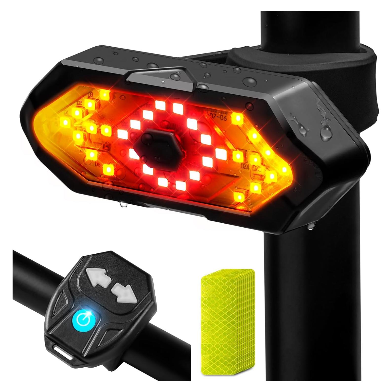 Luz Trasera de Bicicleta Hcikoat FY-1820A 120 Lúmenes LED Recargable