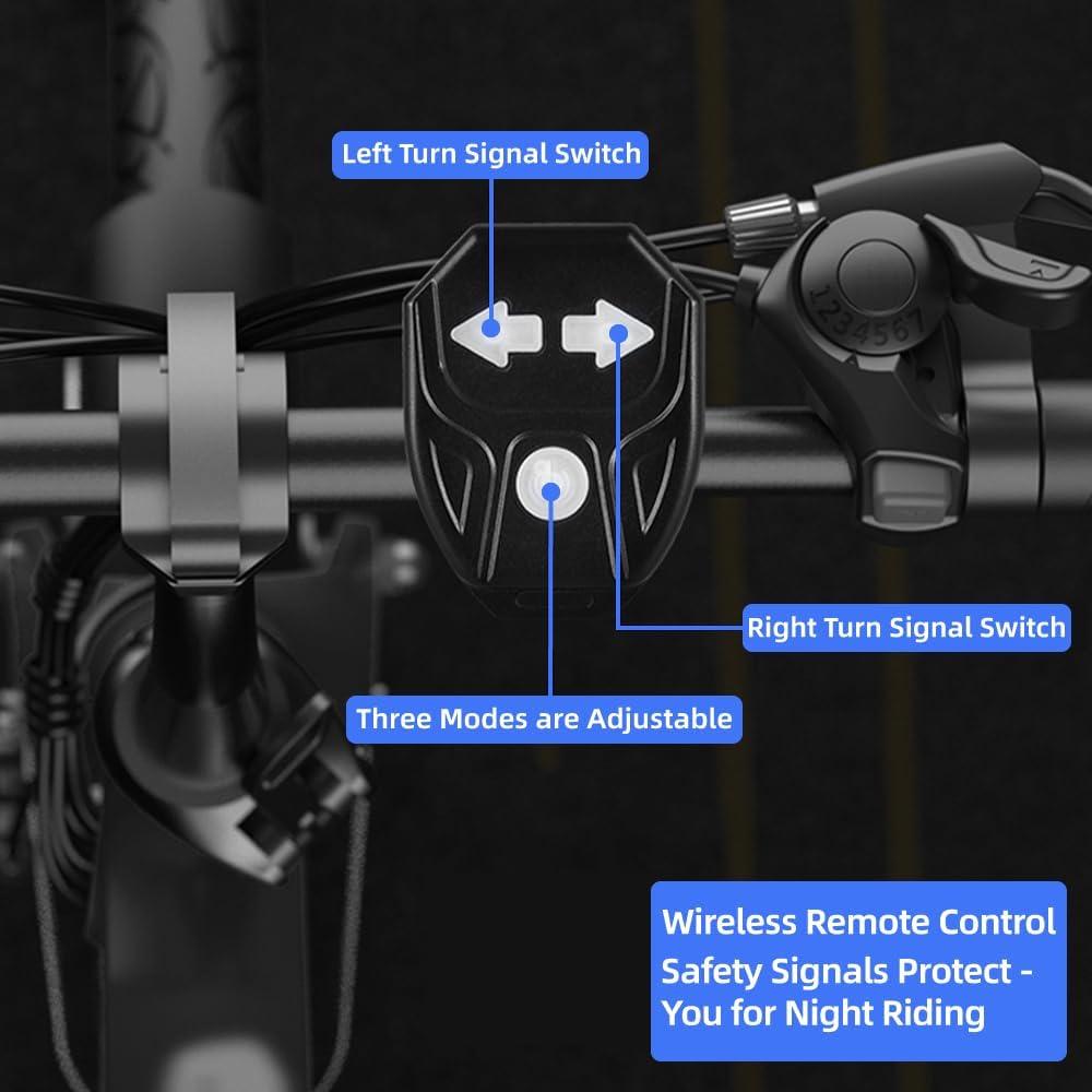 Luz Trasera LED HITASTAR Tipo 6 Recargable USB Impermeable