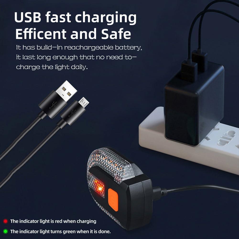 Luz Trasera LED HITASTAR Tipo 6 Recargable USB Impermeable