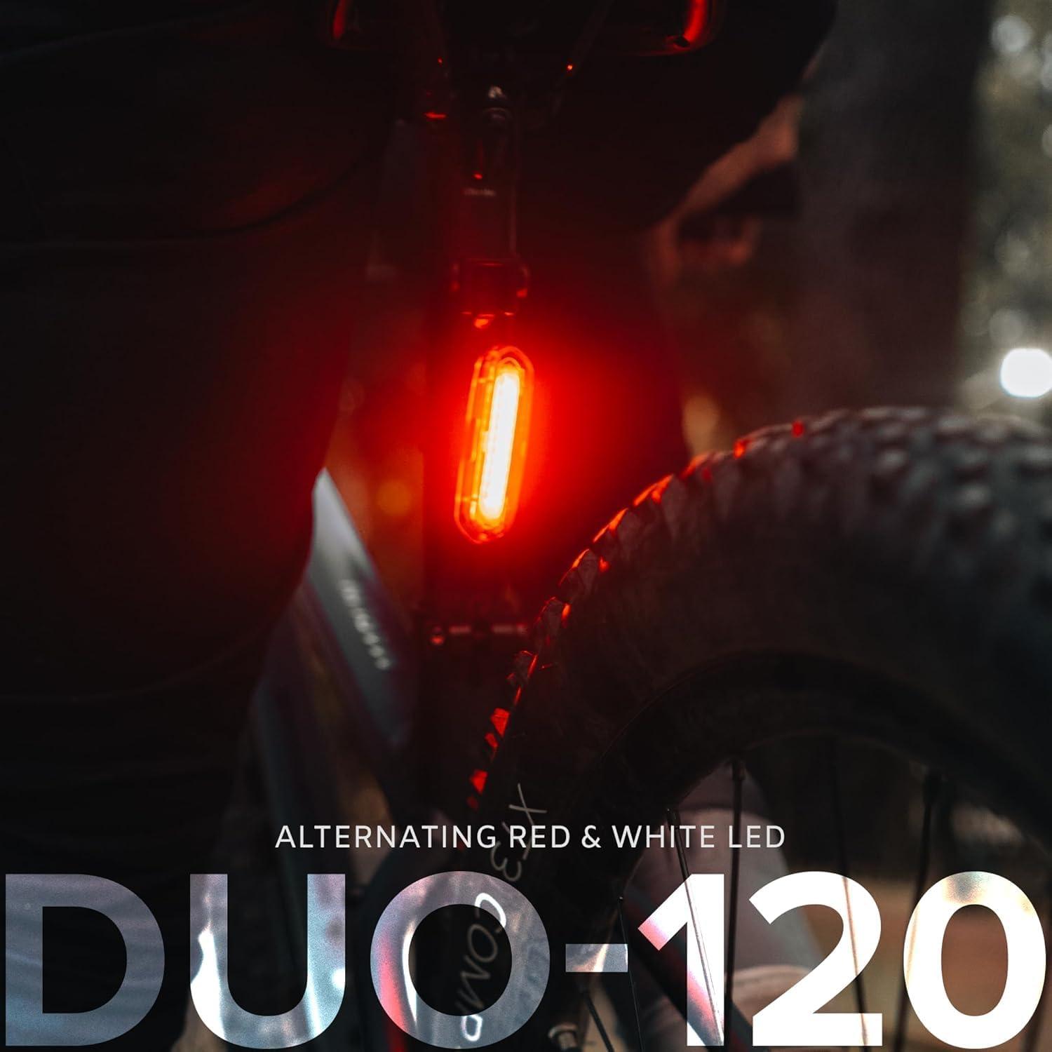 Luces LED para Bicicleta NP Night Provision BX-400 - Delantera y Trasera, 420 Lúmenes, Recargable USB-C, 12h Autonomía