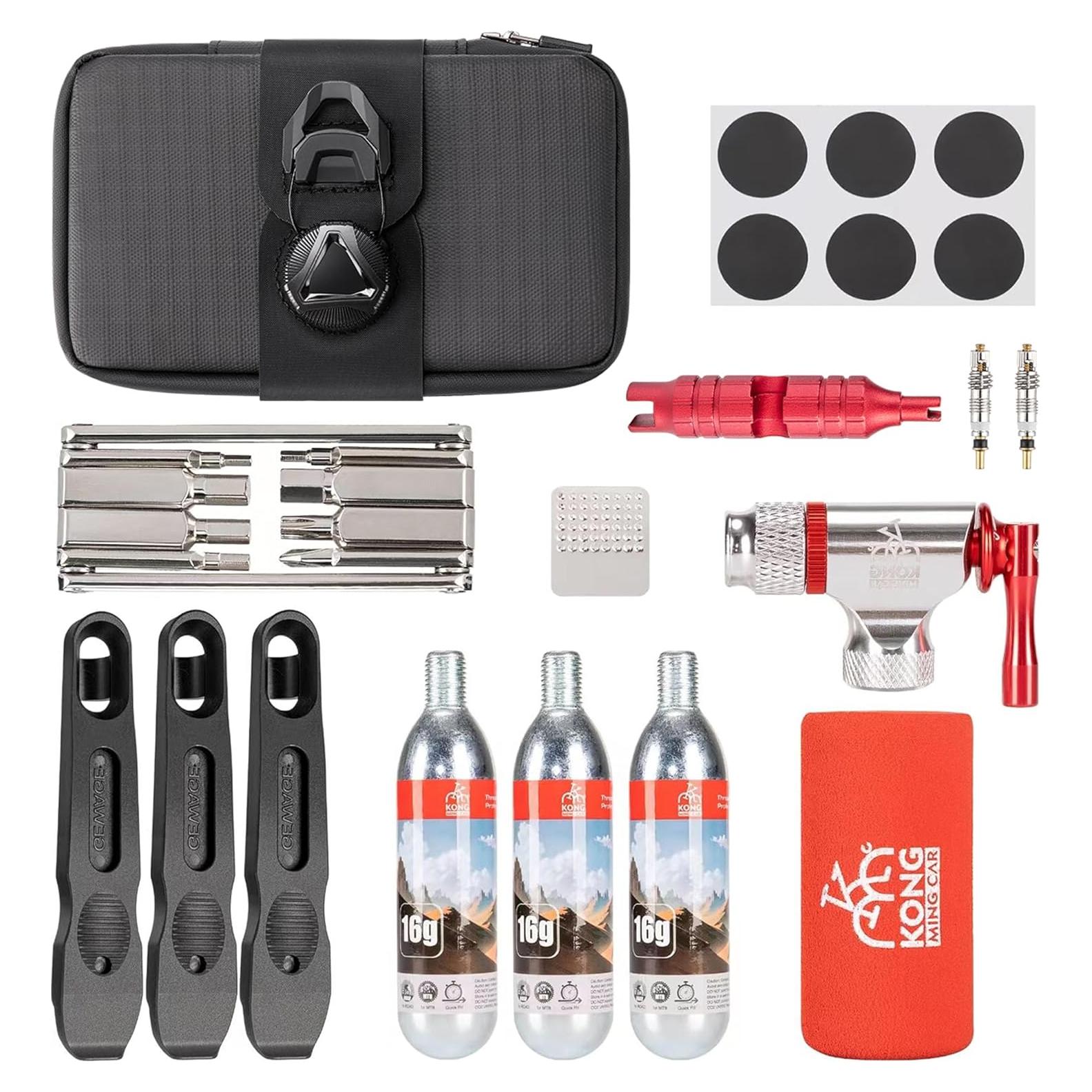 Kit de Herramientas de Reparación de Bicicletas KONG MING CAR