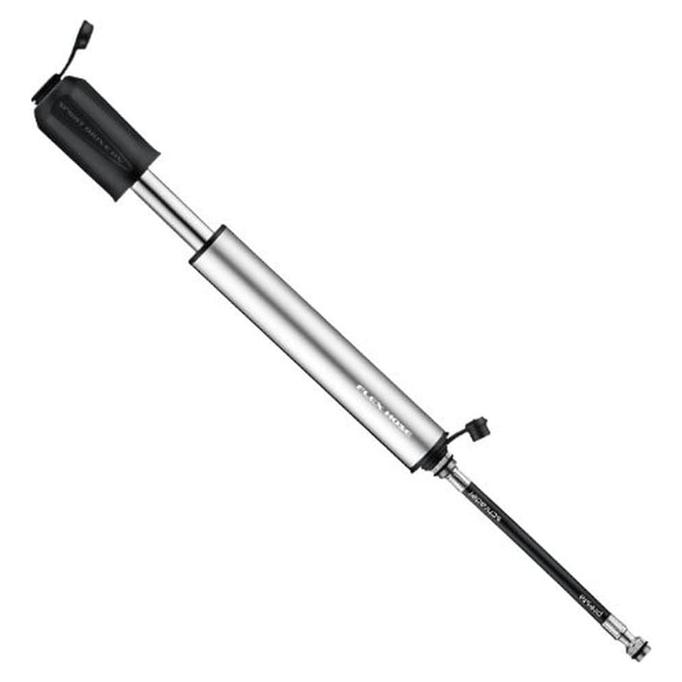 Bomba de Mano LEZYNE HV 90psi para Bicicleta - Aluminio Gris