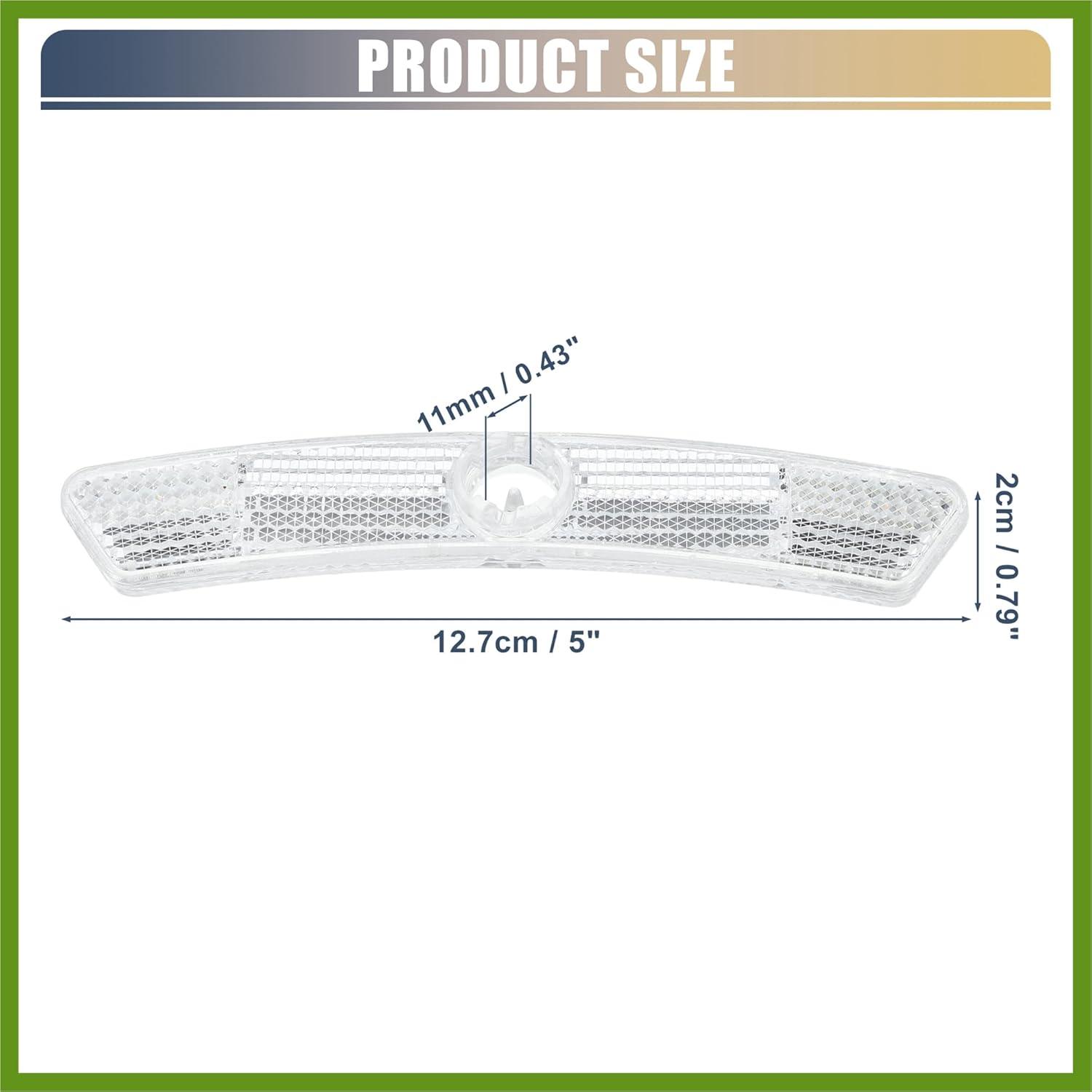Reflectores de Bicicleta HOPESPANNER 12.7cm Impermeables 1 Par