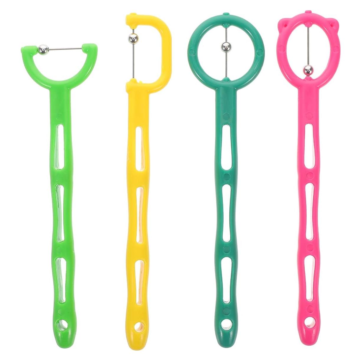 Garneck 4 Piezas Entrenador Muscular Oral para Terapia del Habla