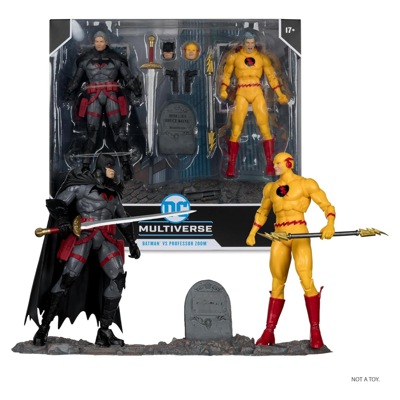 Figura de acción McFarlane DC Multiverse Batman vs Zoom 17,78 cm
