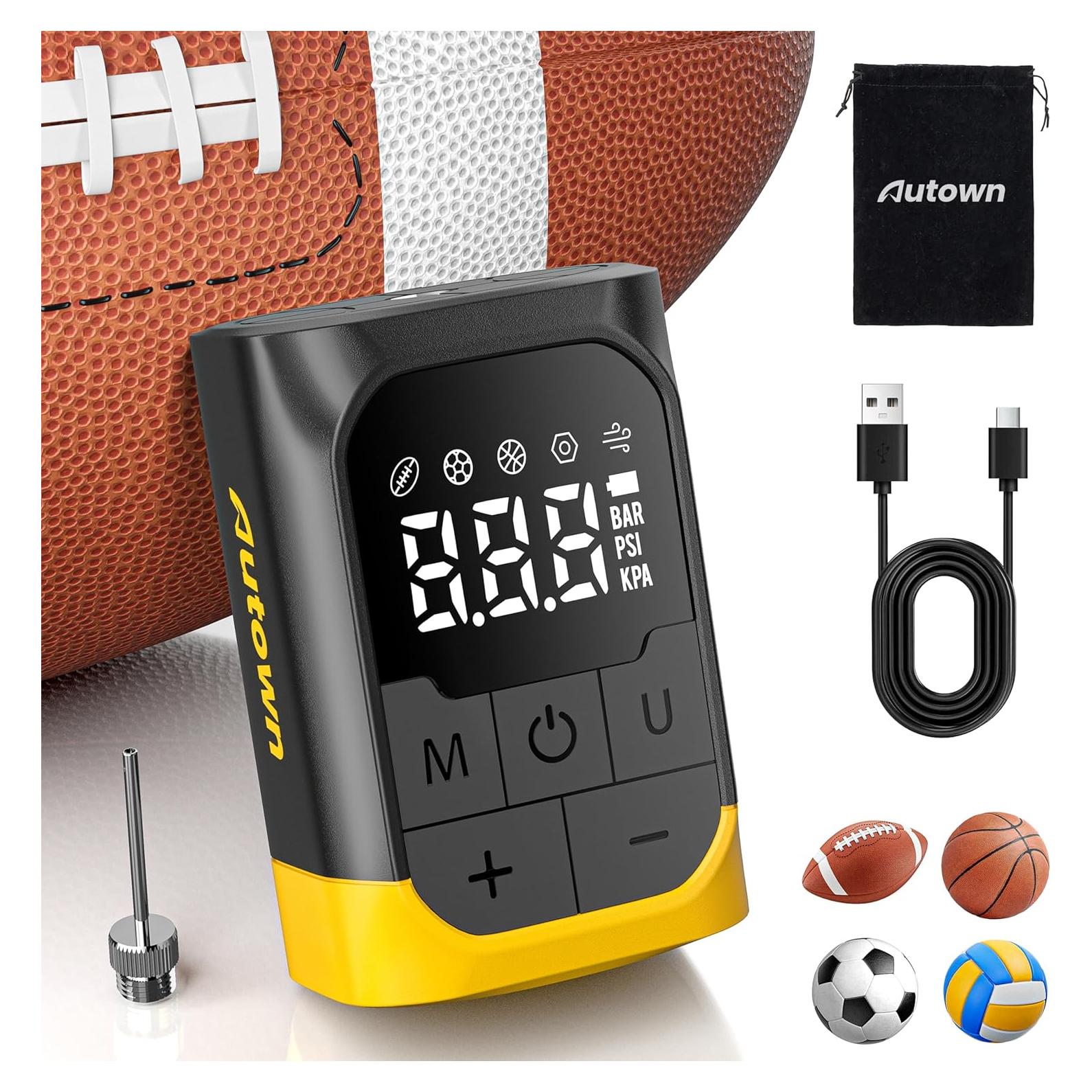 Bomba Eléctrica para Pelotas AUTOWN MJ.BAL101YW 17 PSI