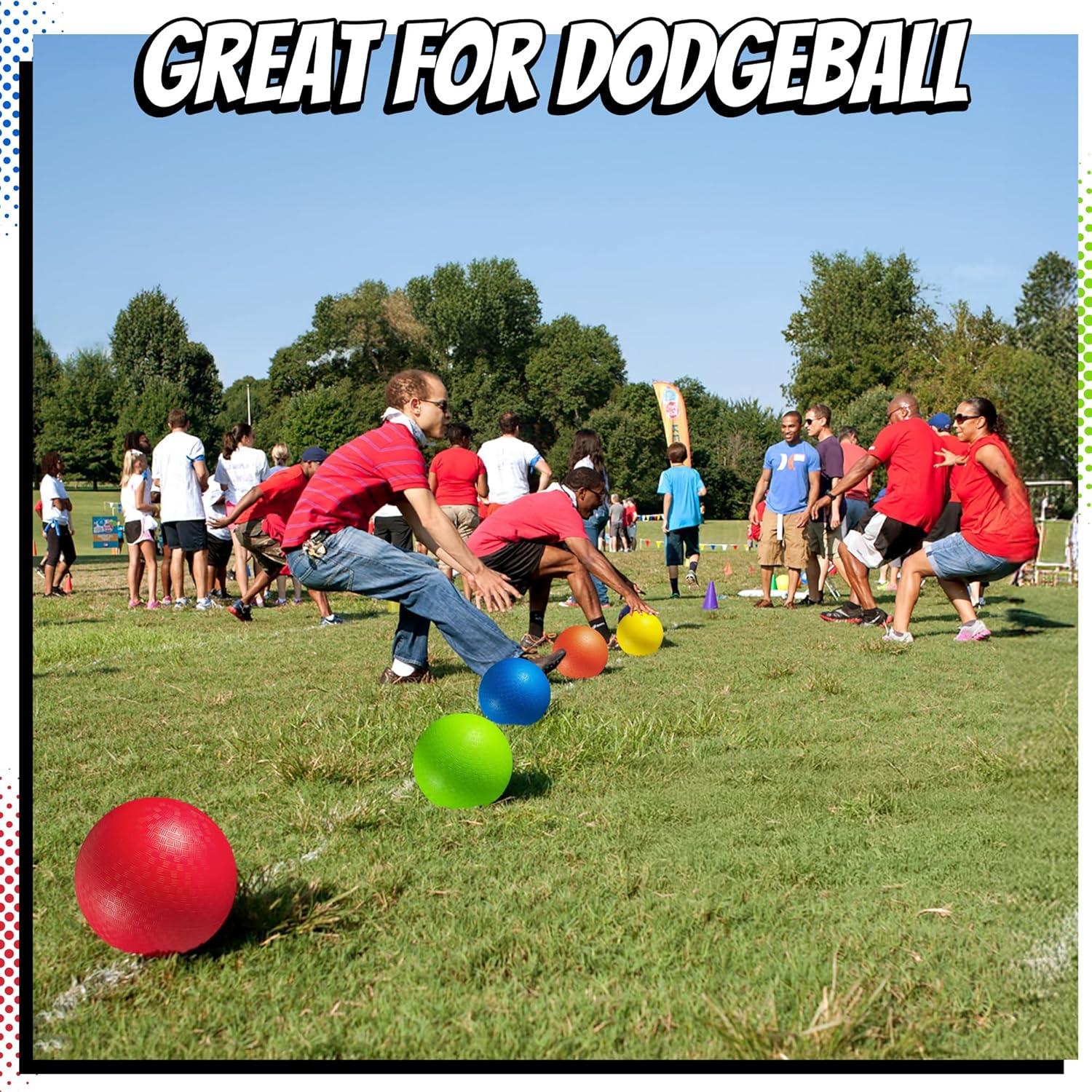 Bolas de Patio Inflables PlayBolt 21.59 cm - Paquete de 6