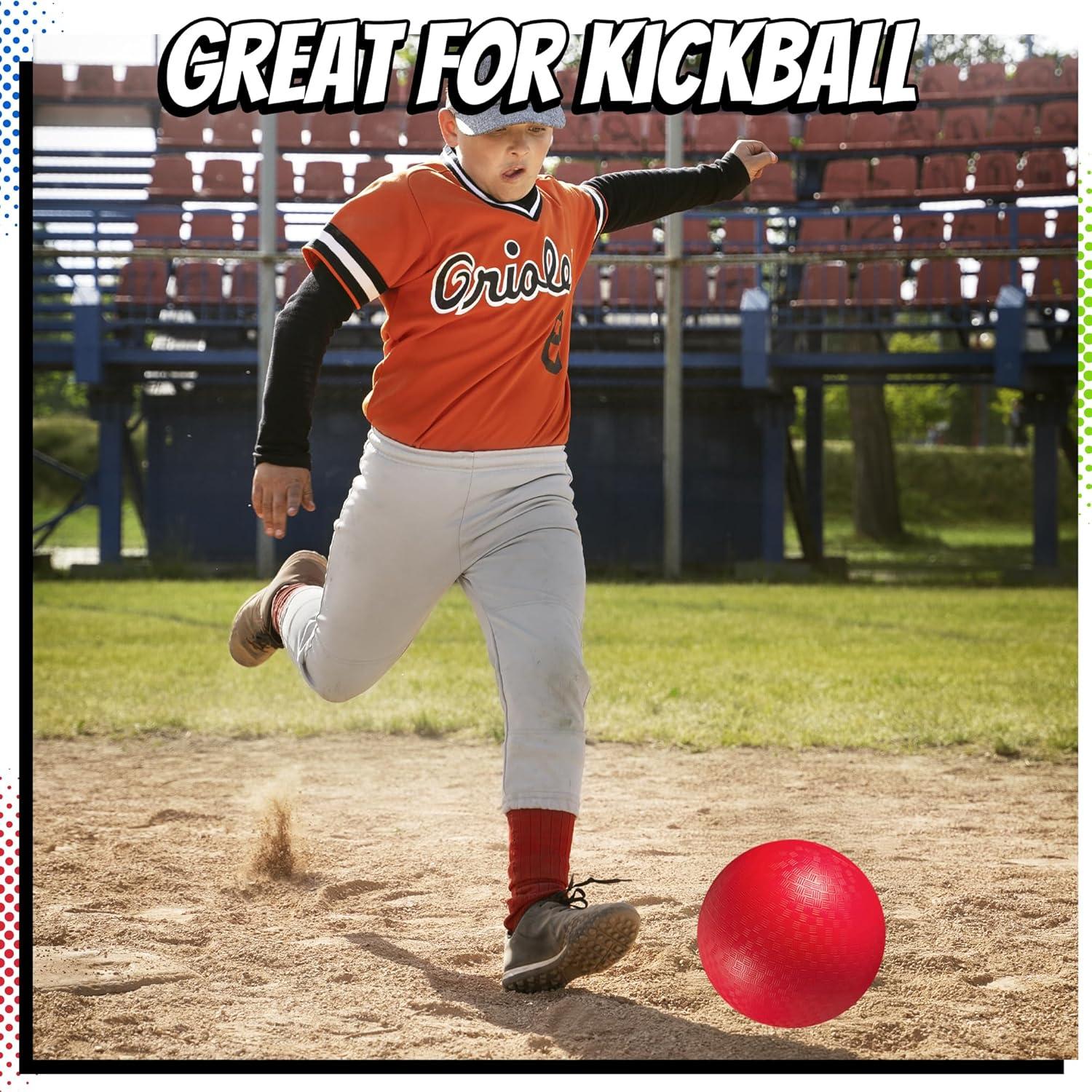 Bolas de Patio Inflables PlayBolt 21.59 cm - Paquete de 6