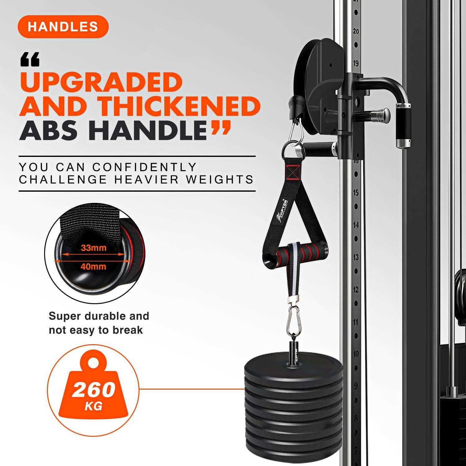 Mangos de Ejercicio HPYGN para Máquina de Cable - Rojo