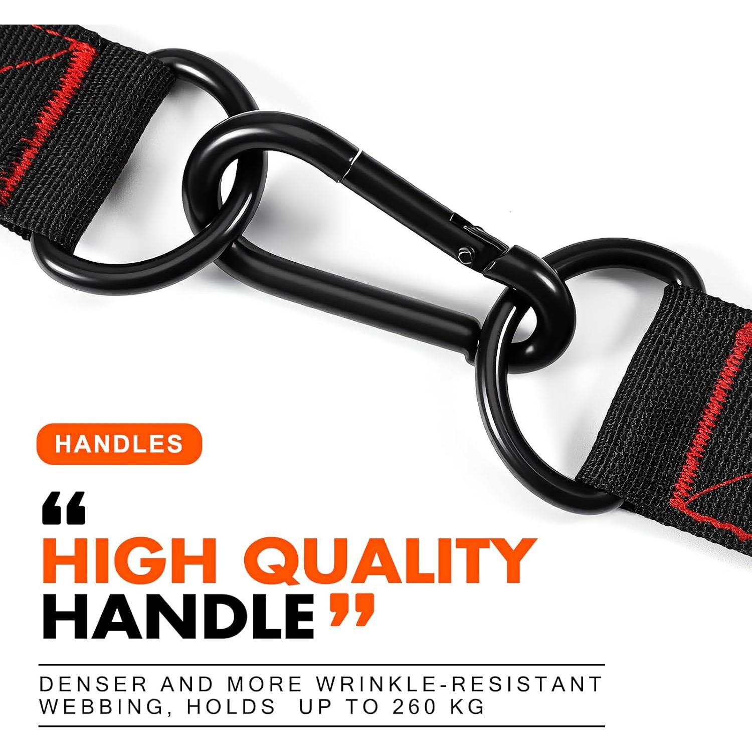 Mangos de Ejercicio HPYGN para Máquina de Cable - Rojo