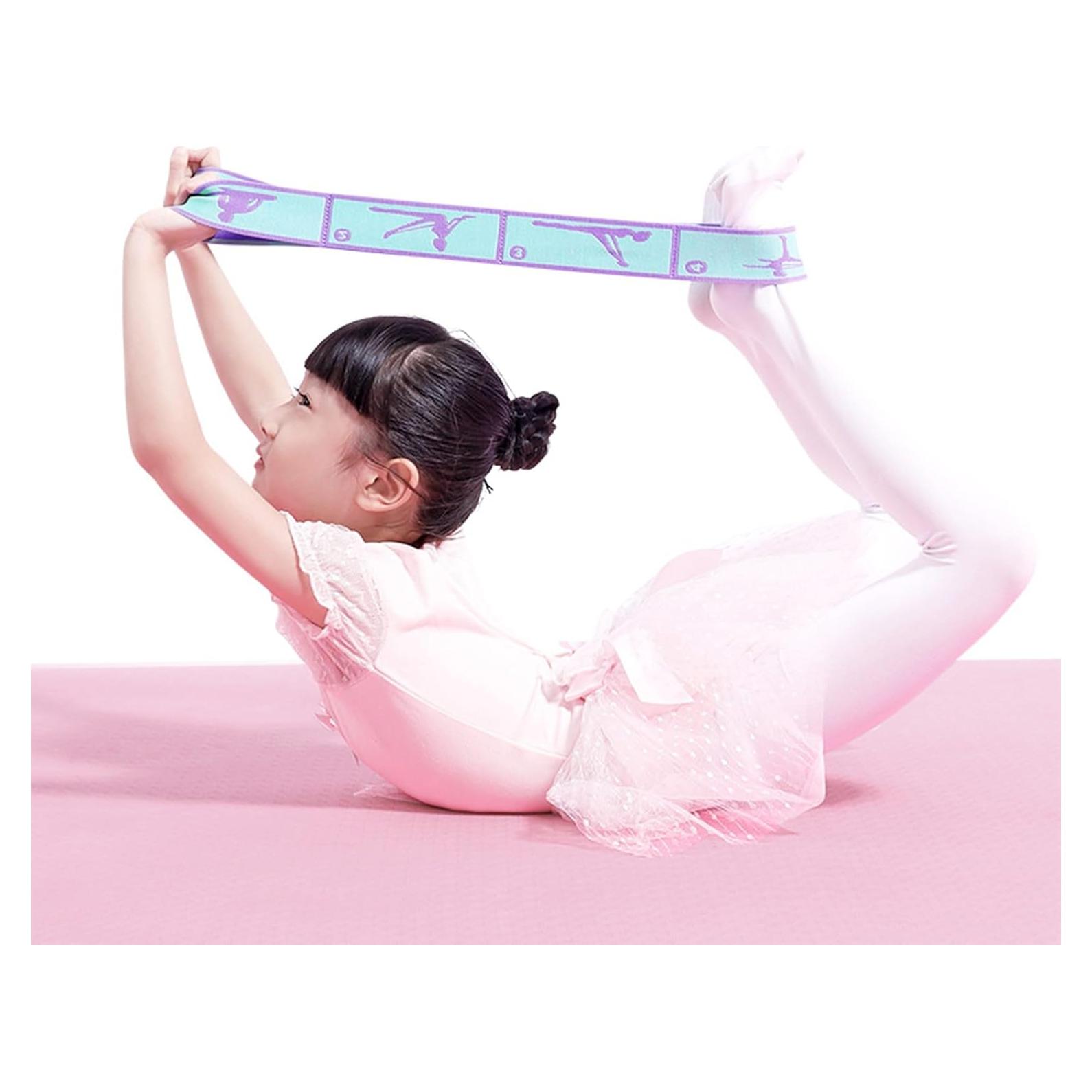 Correa de Estiramiento Ajustable Xensamy para Niños - Banda de Resistencia 8 Laços