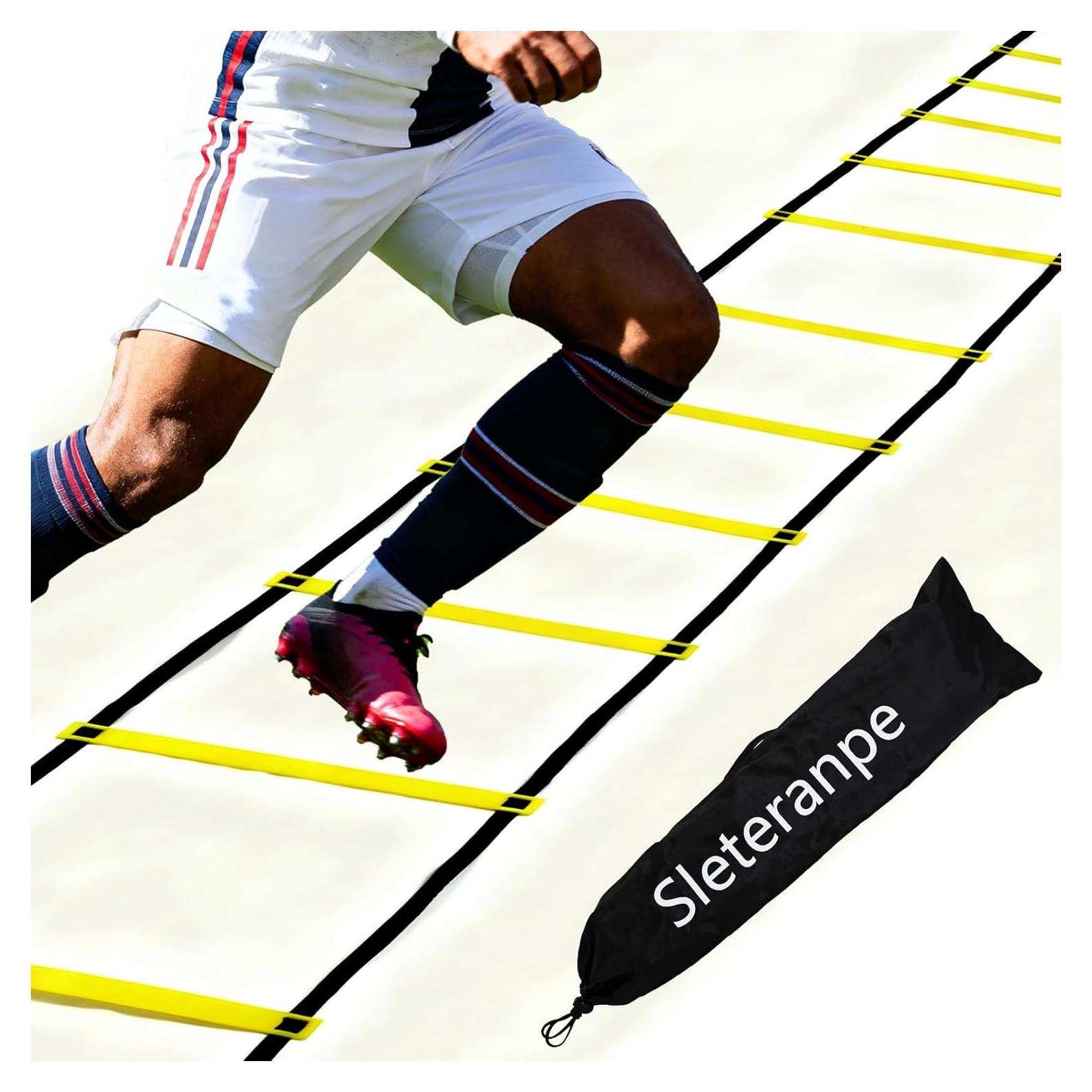 Escalera de Agilidad Sleteranpe 6m con 12 Peldaños Ajustables