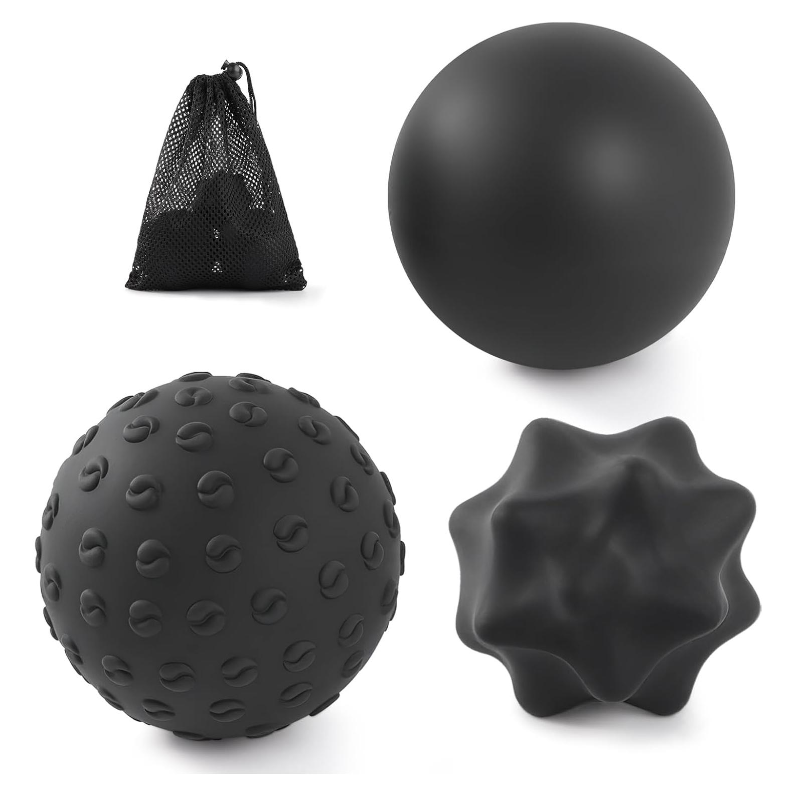 Bolas de Masaje JIEJUNJIE - Liberación Miofascial (Paquete de 3)