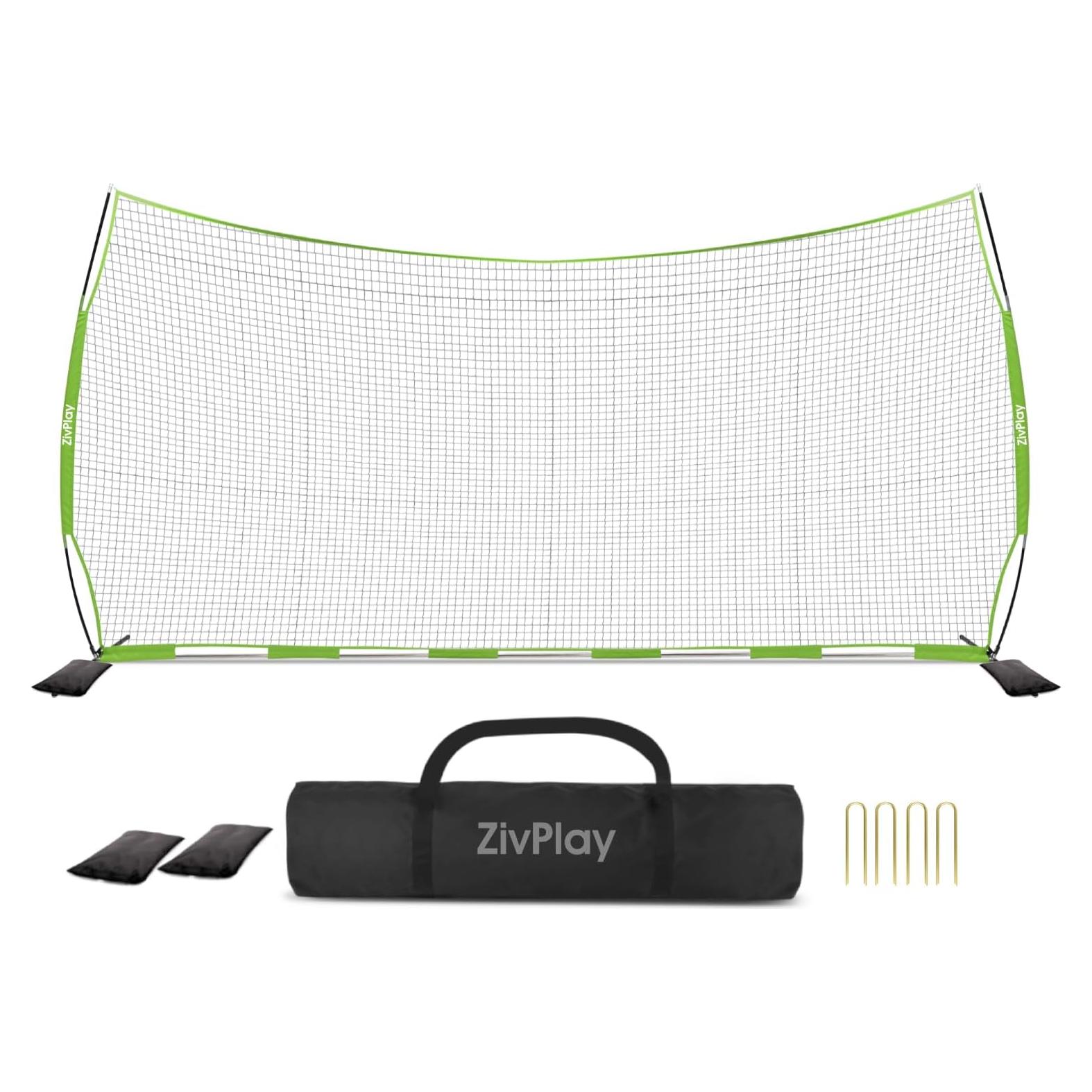 Red de Respaldo ZivPlay 6.1x3.05m para Lacrosse y Fútbol