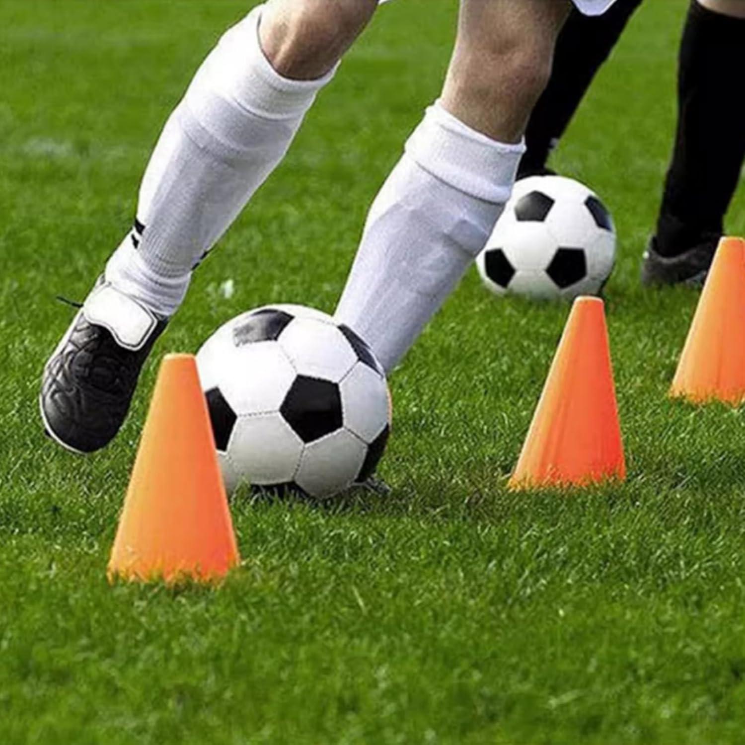 Paquete de 40 conos de tráfico Faswin 17.78 cm naranja