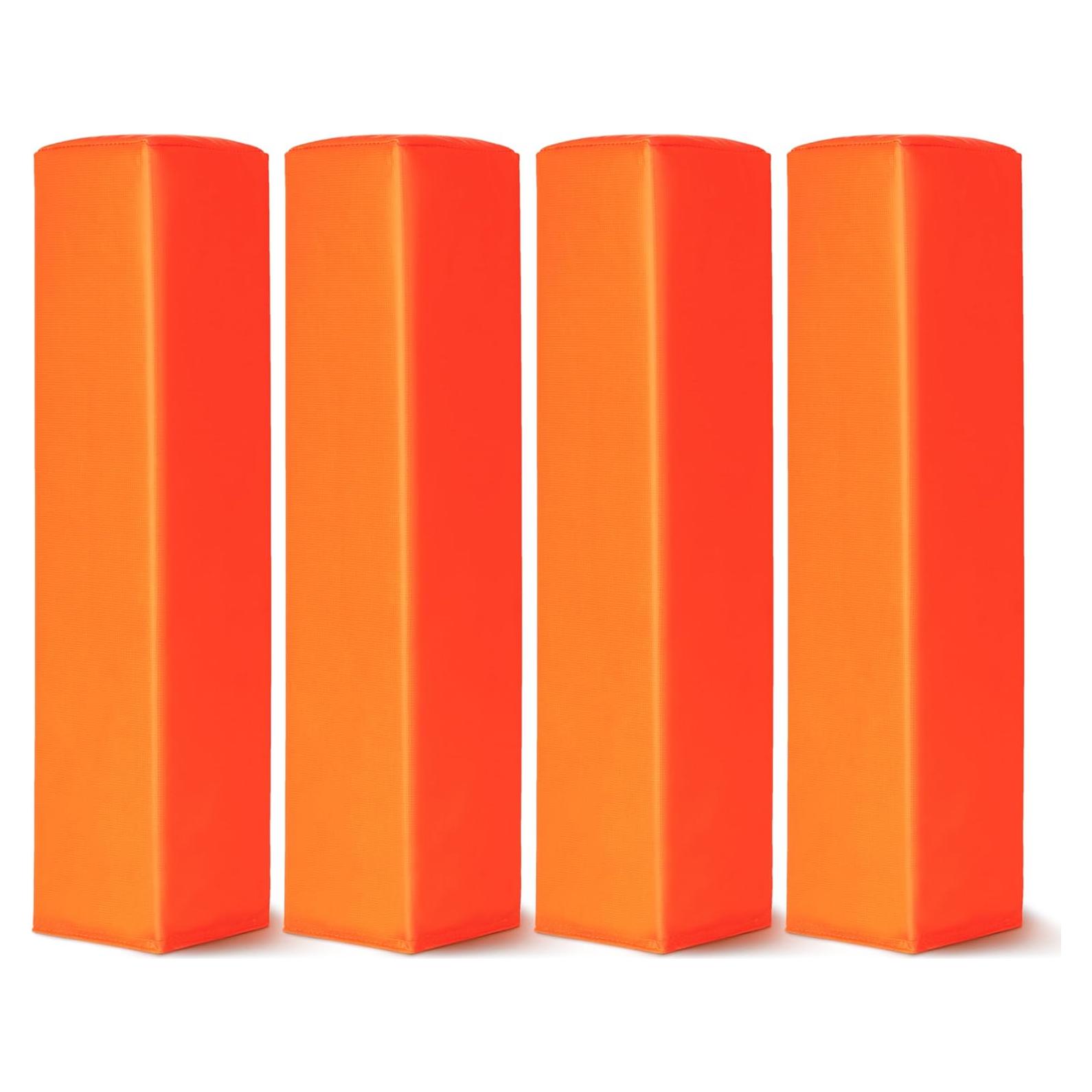Pilones de Zona de Gol GoSports - Set de 4, 45.72 cm Naranja