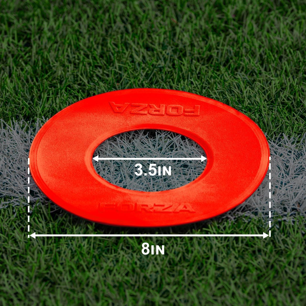 Marcadores de Anillo de Disco Plano FORZA - Paquete de 10 PVC