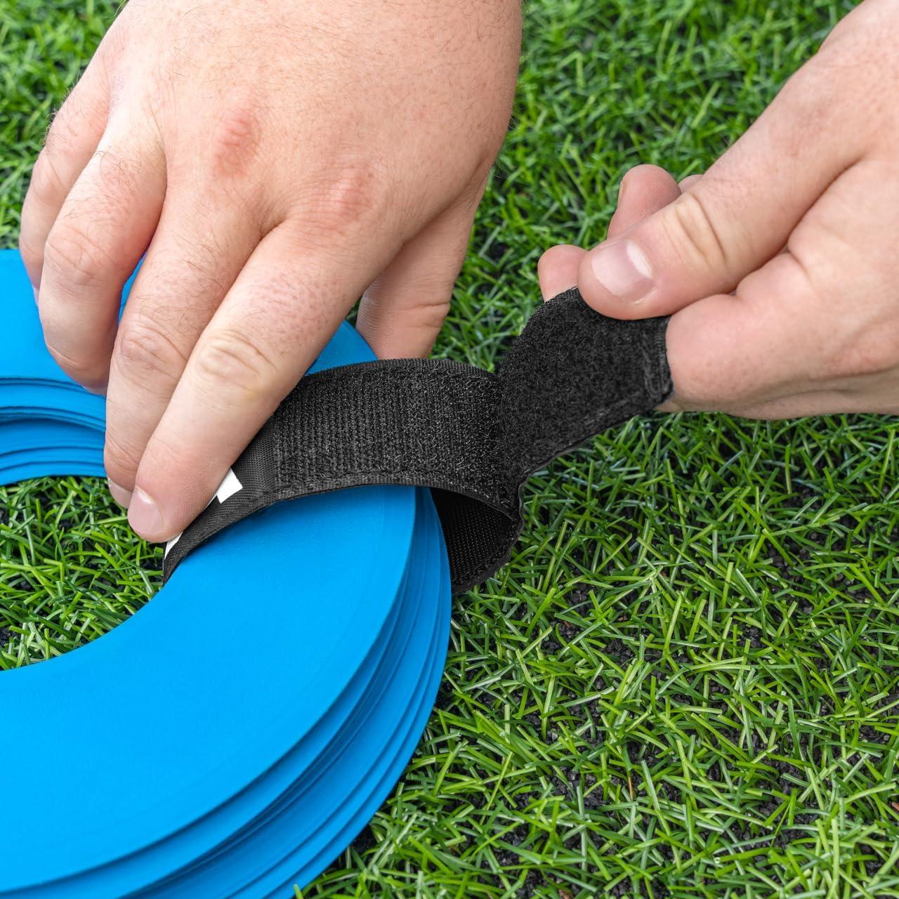 Marcadores de Anillo de Disco Plano FORZA - Paquete de 10 PVC