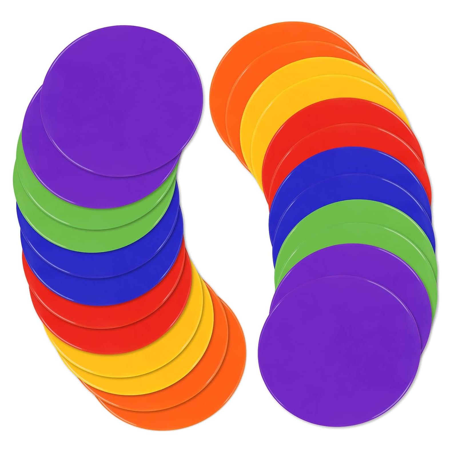 Marcadores de Suelo de Gimnasio SIFENYU 24 Piezas 9 Pulgadas TPE